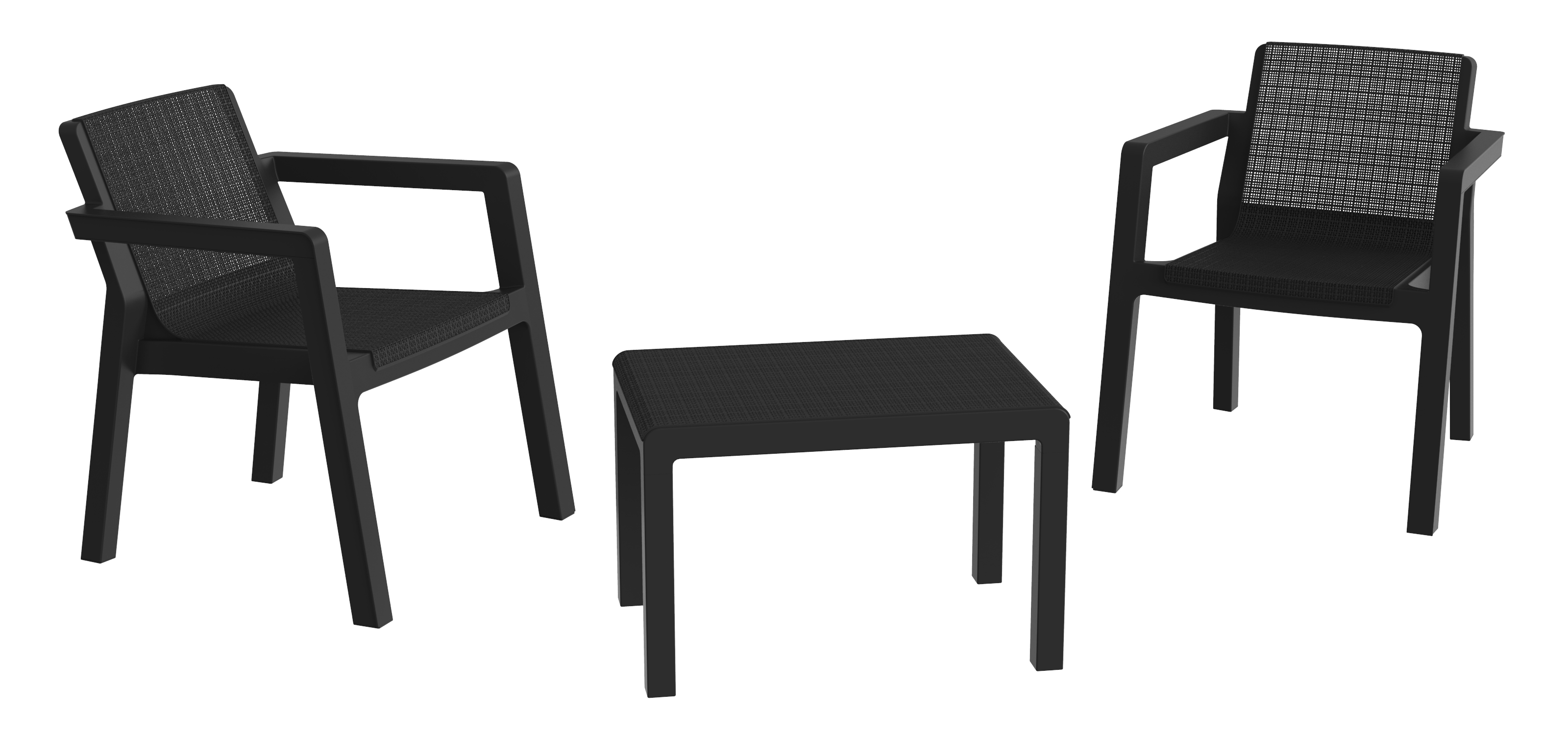 Toomax Riviera loungeset - 2 zitplaatsen - antraciet