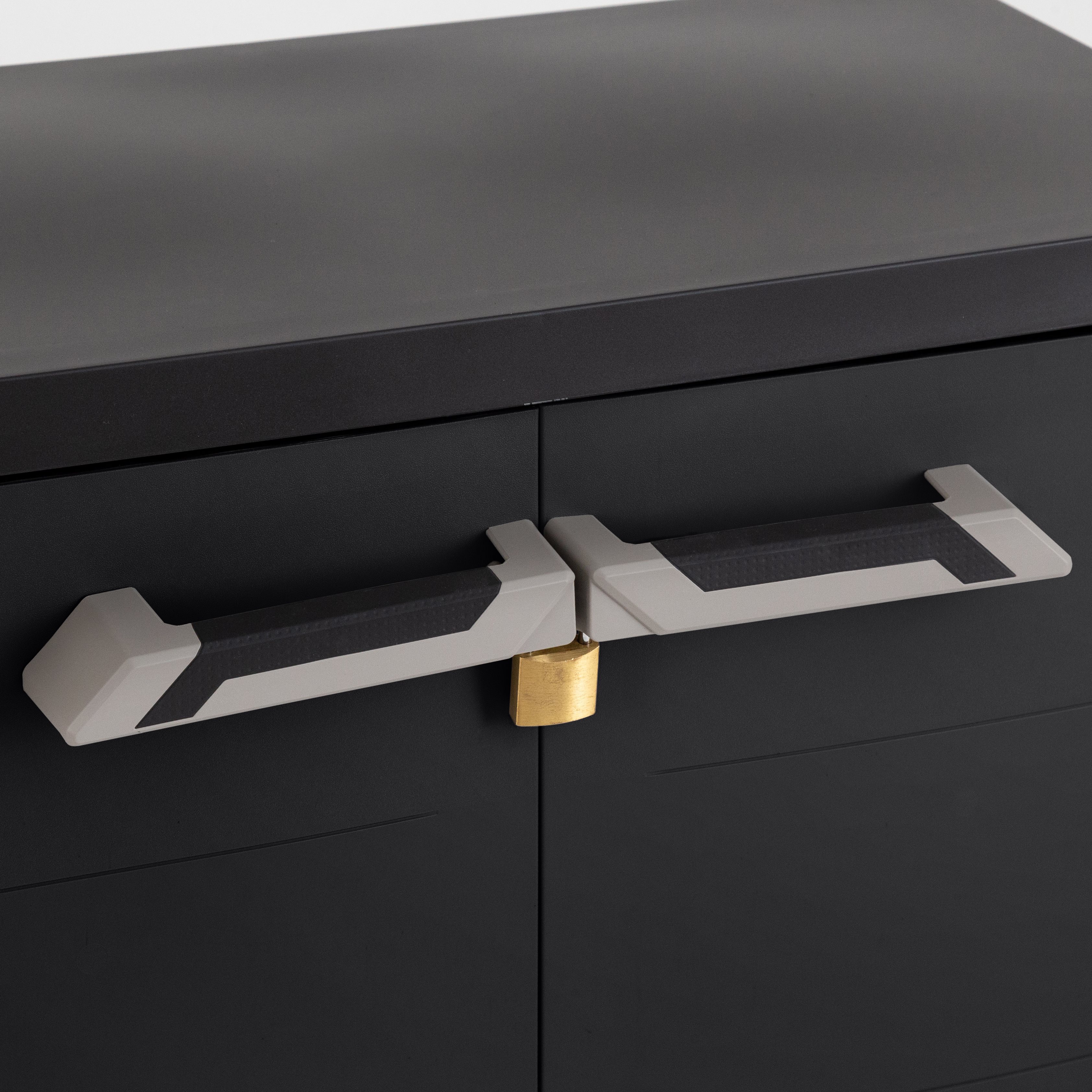 Toomax Prime opbergkast laag - Antraciet 