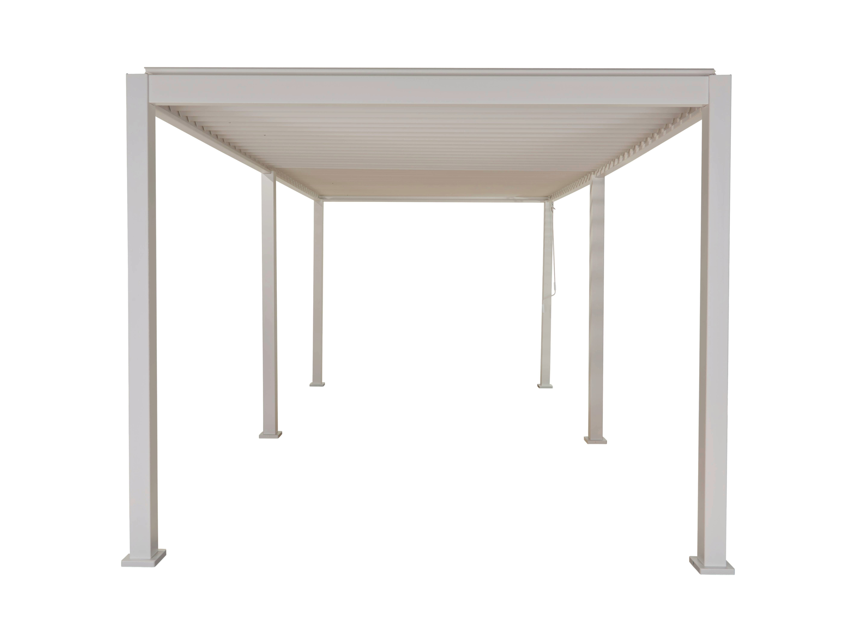 Mirador Deluxe overkapping - 300 x 600 cm - lichtgrijs