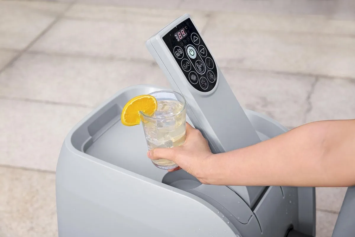 Lay-Z spa Santorini HydroJet Pro opblaasbare spa - 7 persoons