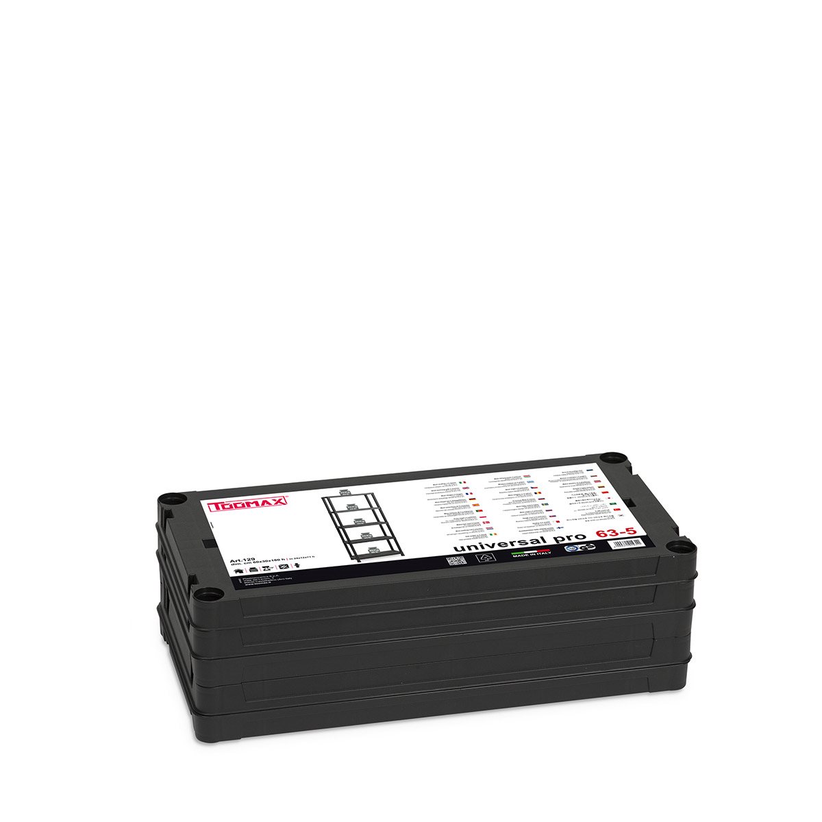 Toomax universal pro opbergrek - 5 planken - 71x35x180 cm