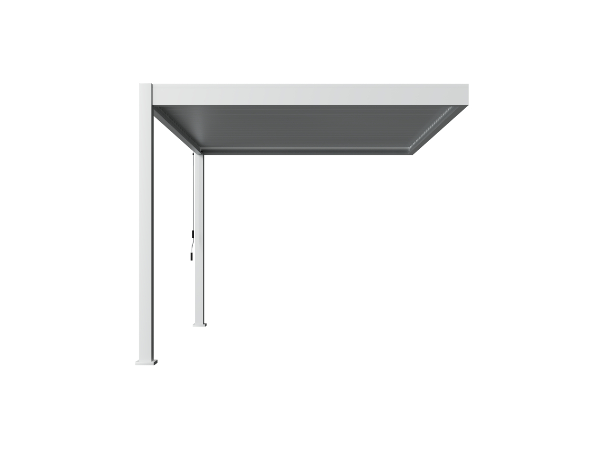  Orion Deluxe overkapping - Muurbevestiging - 300x360 cm - Wit