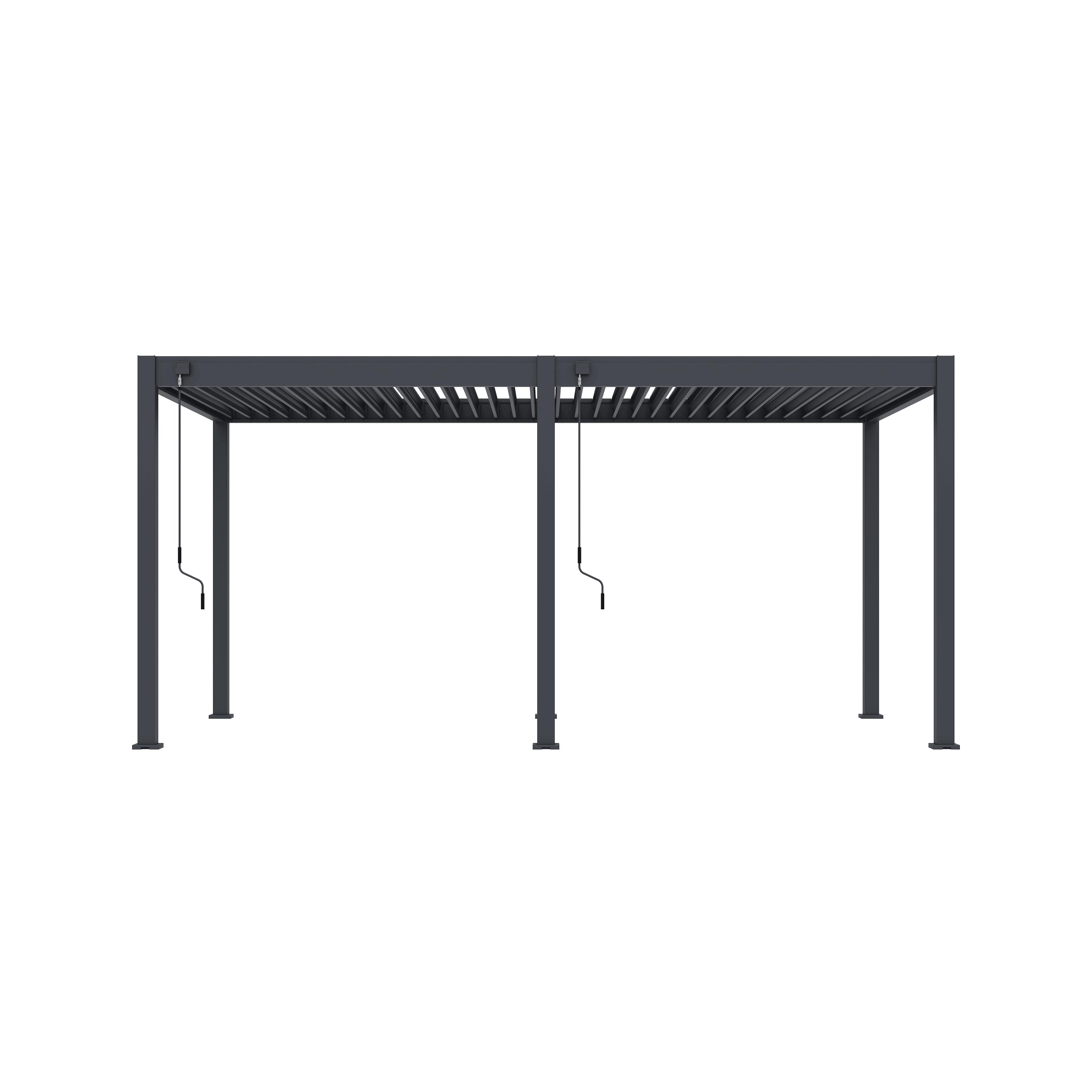 Orion Comfort overkapping - 300x530 cm - Antraciet