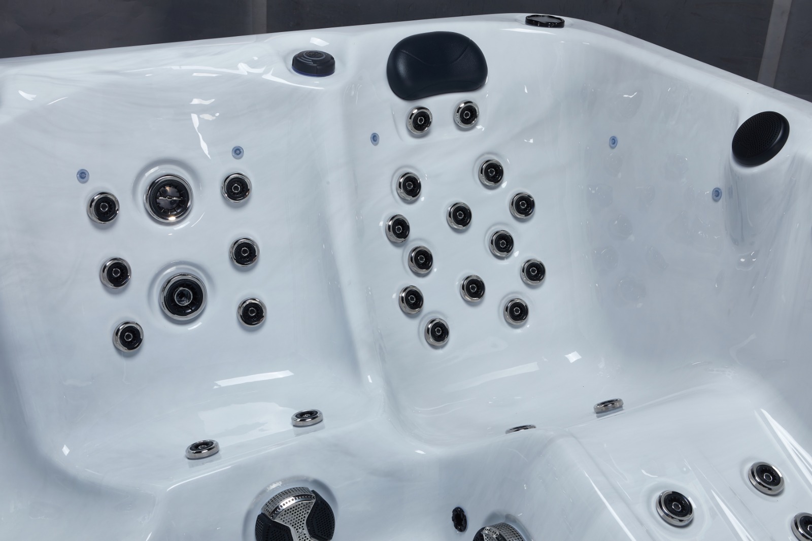 Orion Mirage spa X2 - 5 persoons - Lichtgrijs - Plug and Play