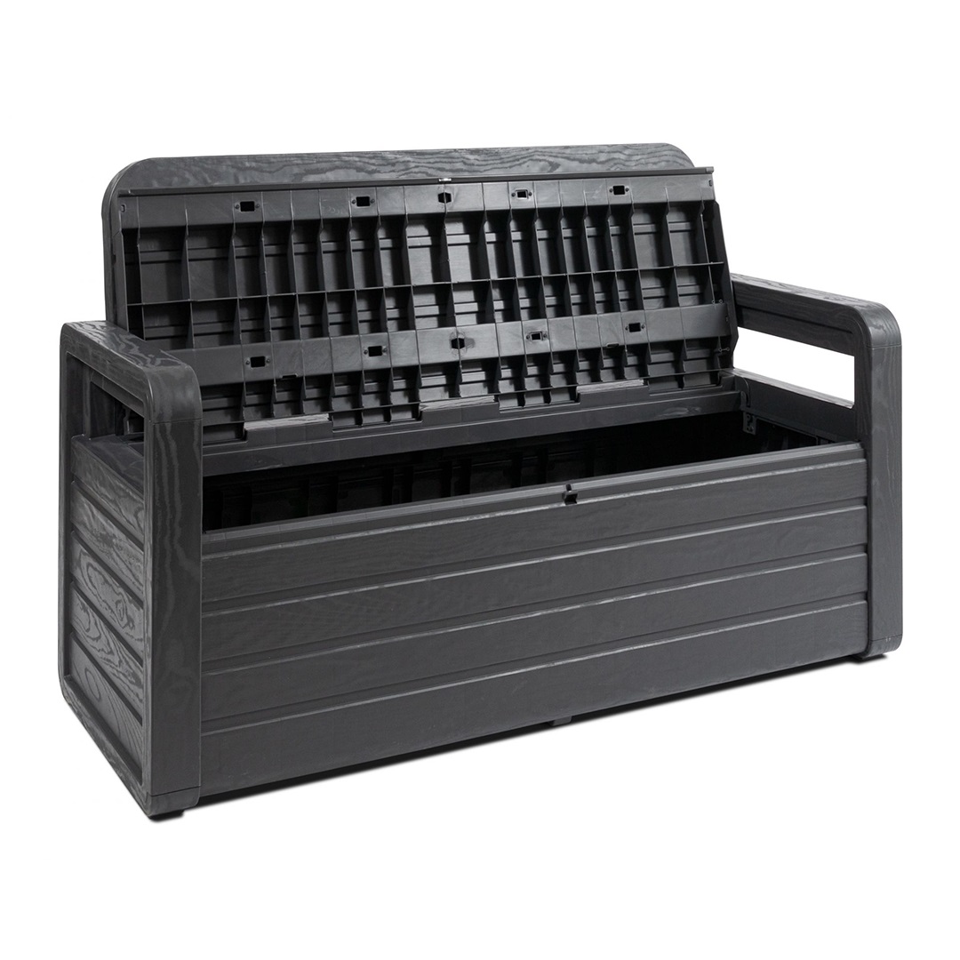 Toomax Foreverspring bench opbergbox - 263L - antraciet