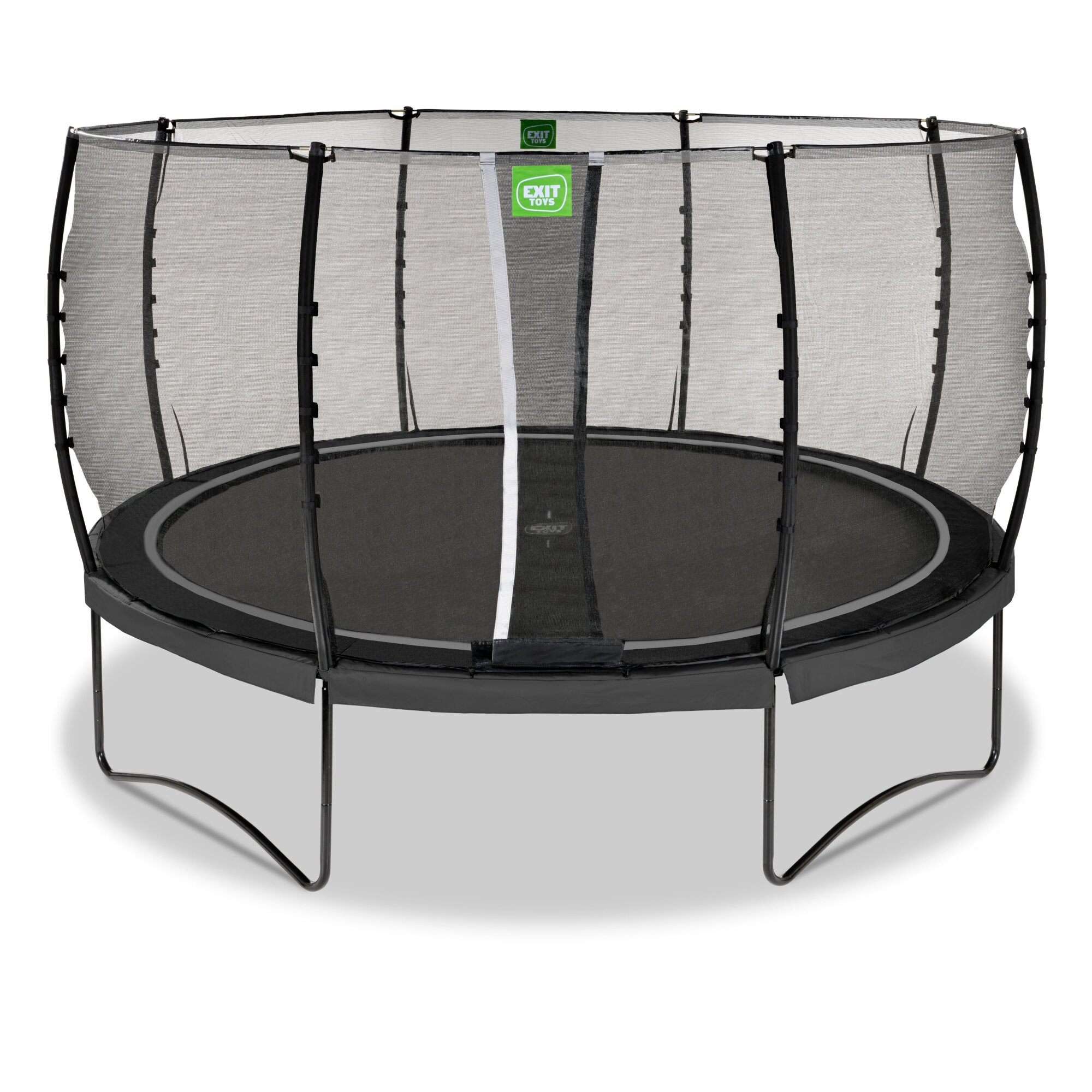 EXIT Allure Classic trampoline Ø427cm met veiligheidsnet - Zwart
