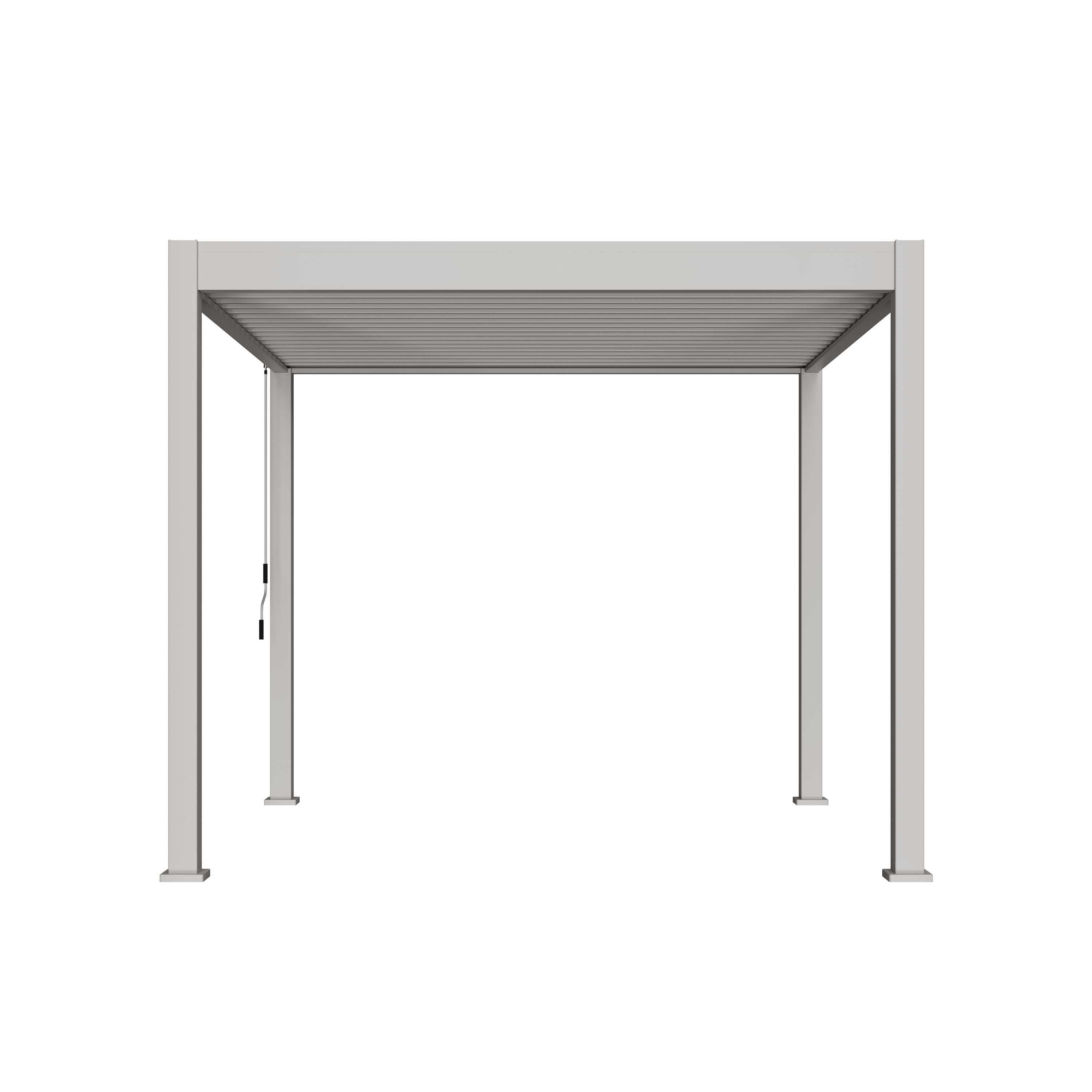 Orion Comfort overkapping - 300x300 cm - Kiezelgrijs