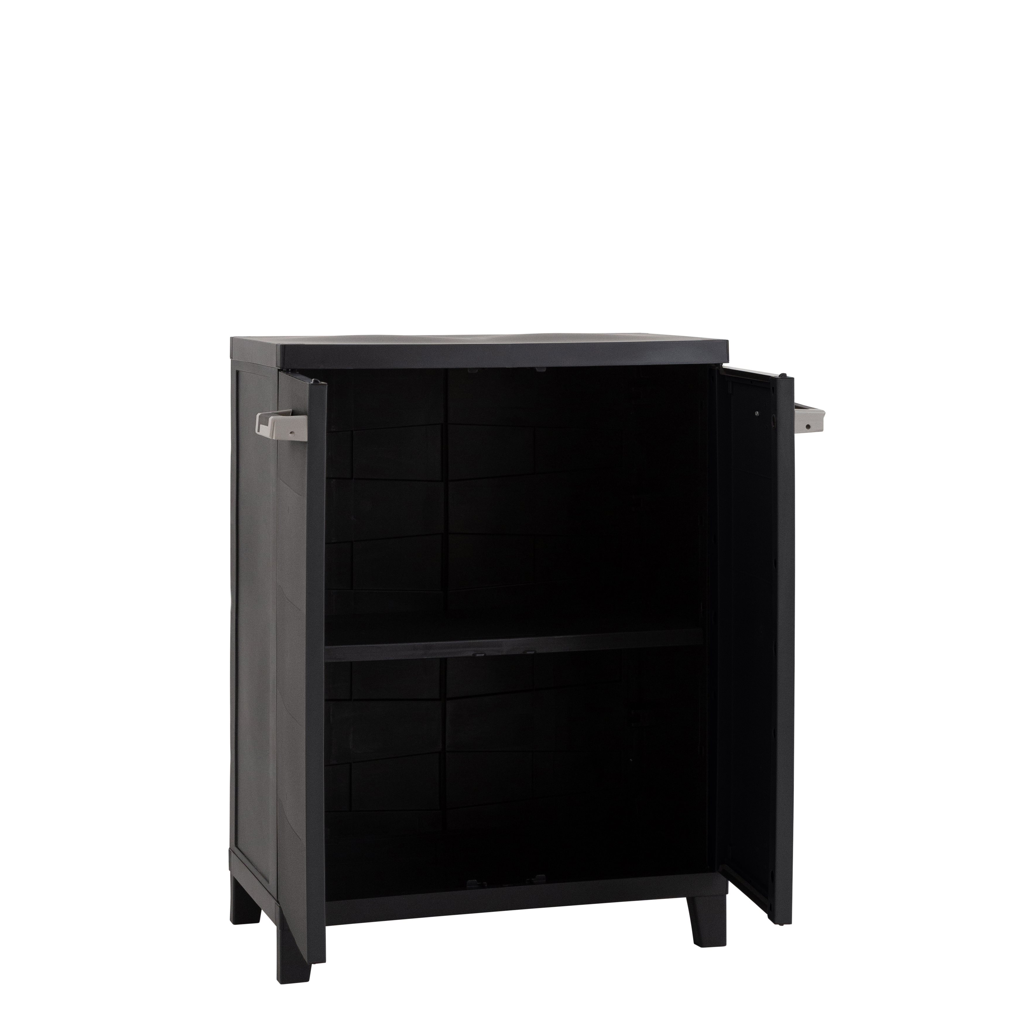 Toomax Prime opbergkast laag - Antraciet 