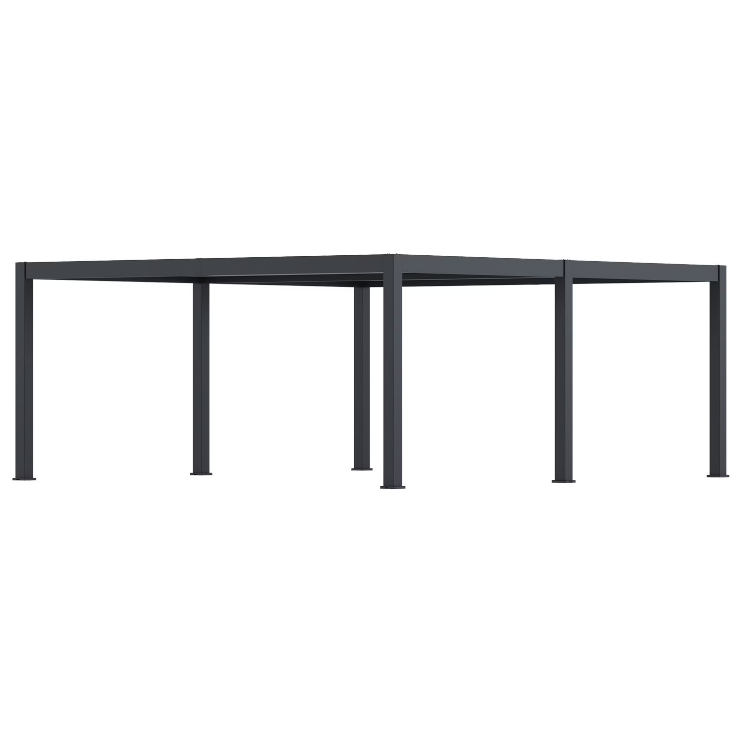 Orion carport - 600x530 cm - Antraciet 