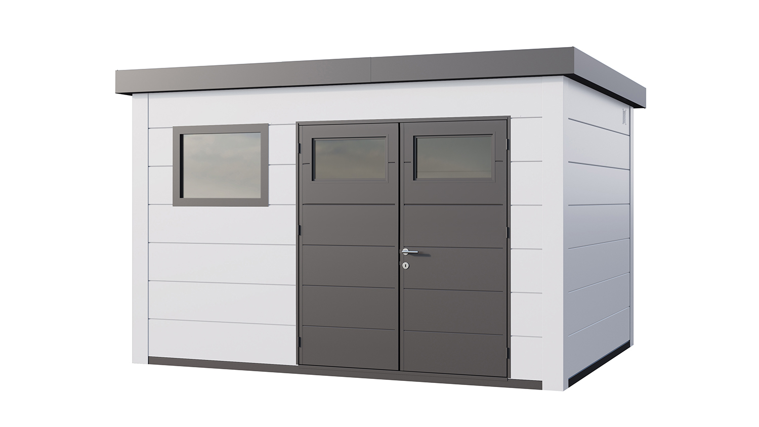 Telluria Classico plus 3930 metalen tuinhuis - 388 x 298 cm - wit