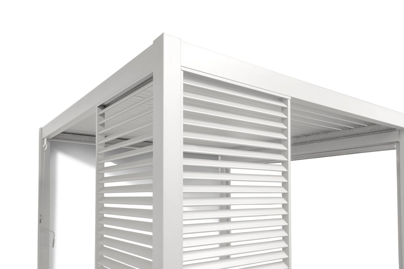 Mirador Louvre shutter paneel - 123,5x238,25cm - wit - Voor 4m kant