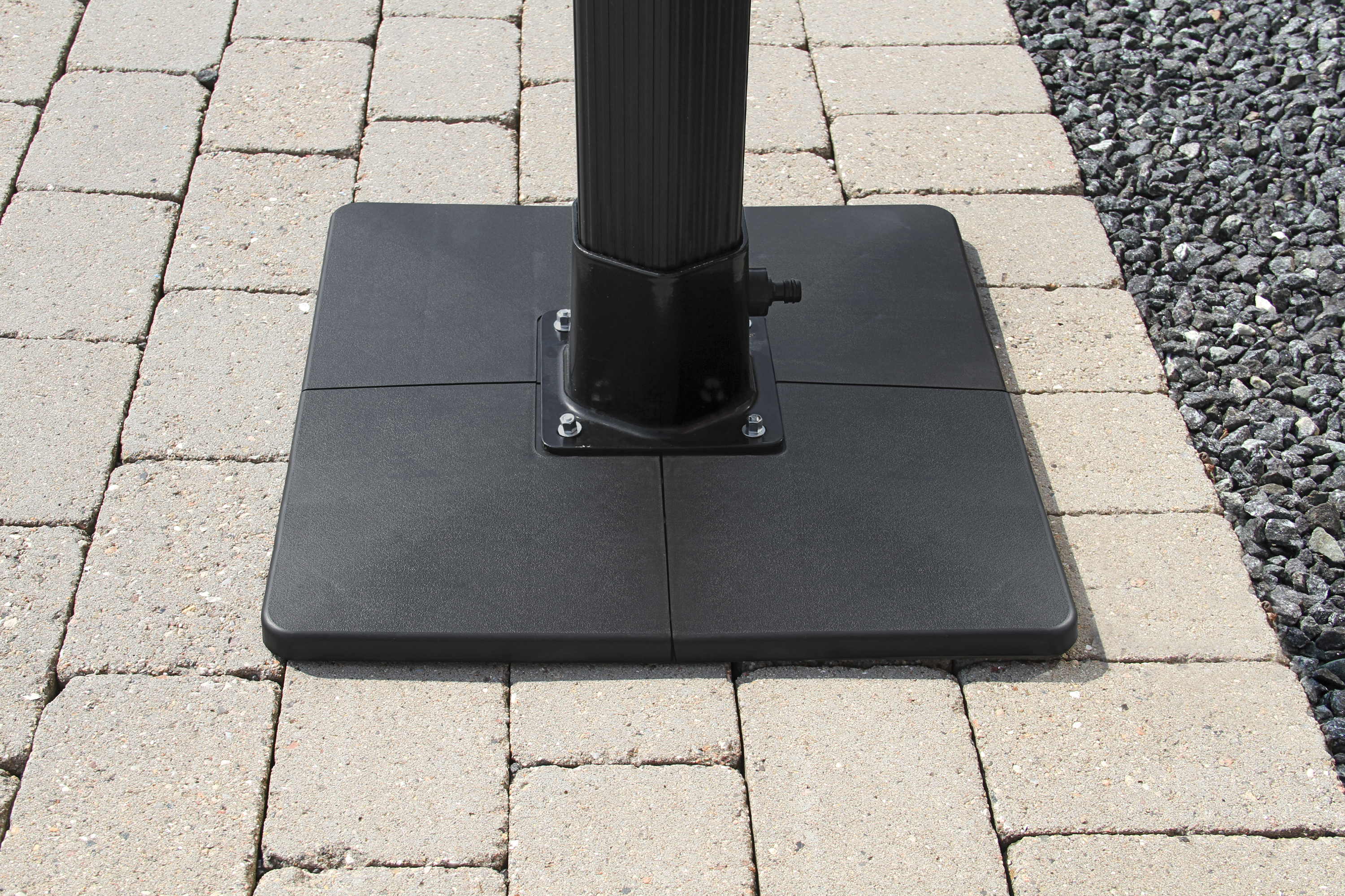 Voetplaat voor solar shower 