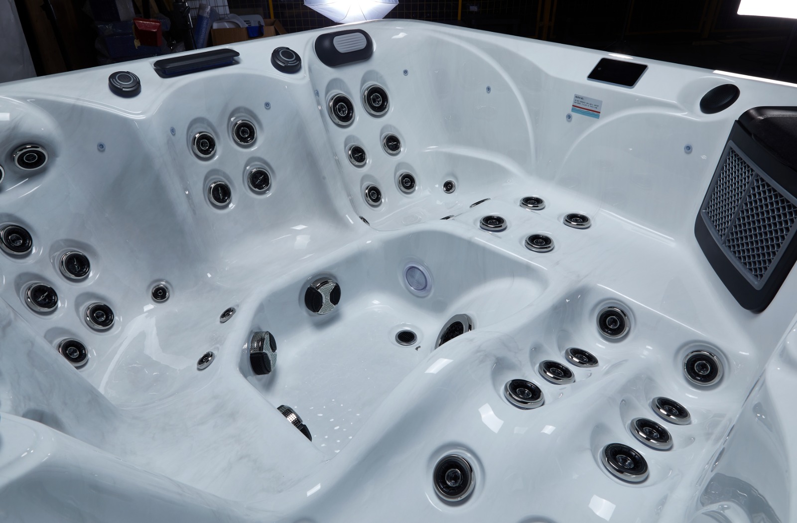 Orion Mirage spa X3 - 5 persoons - Lichtgrijs - Plug and Play