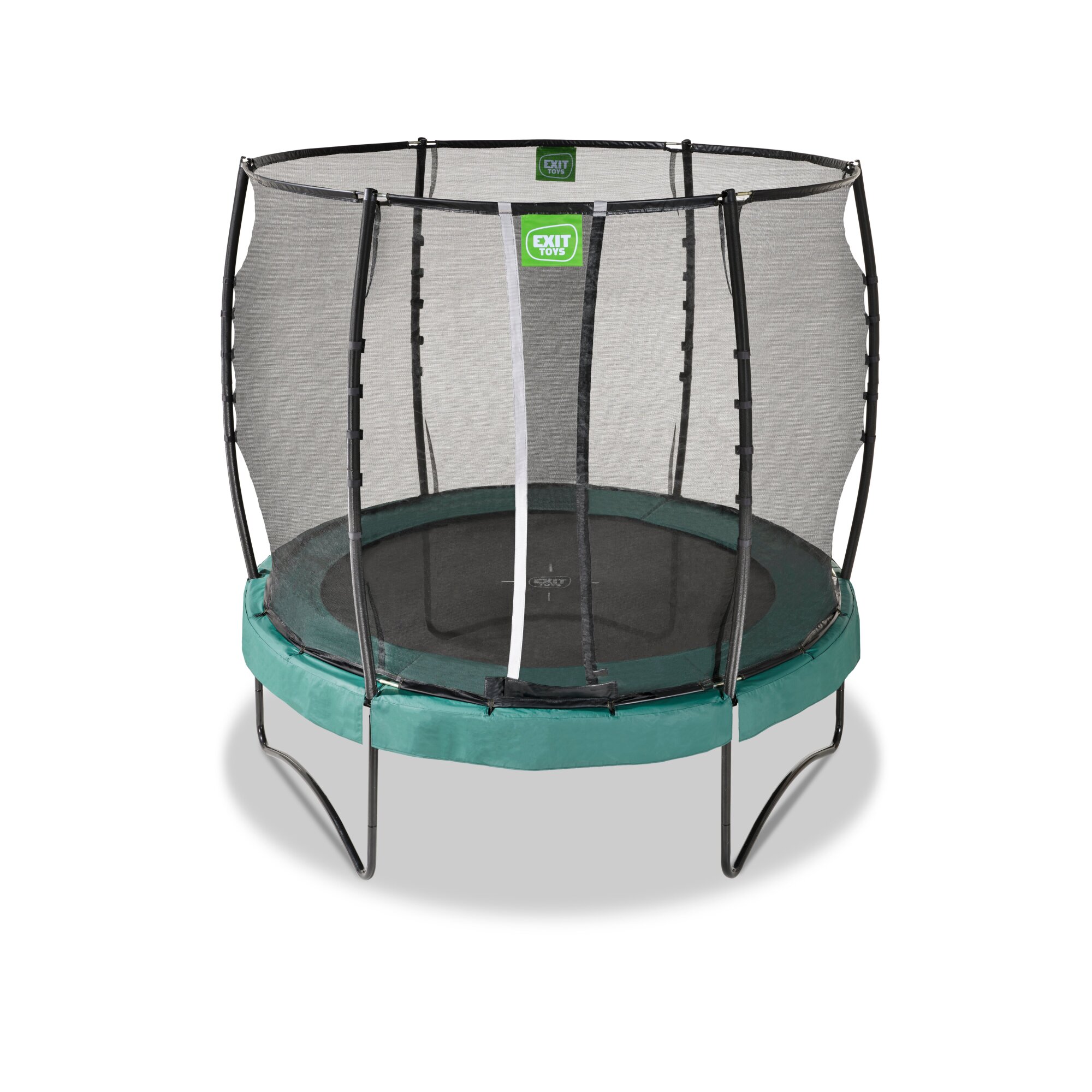 EXIT Allure Premium trampoline Ø253cm met veiligheidsnet - Groen