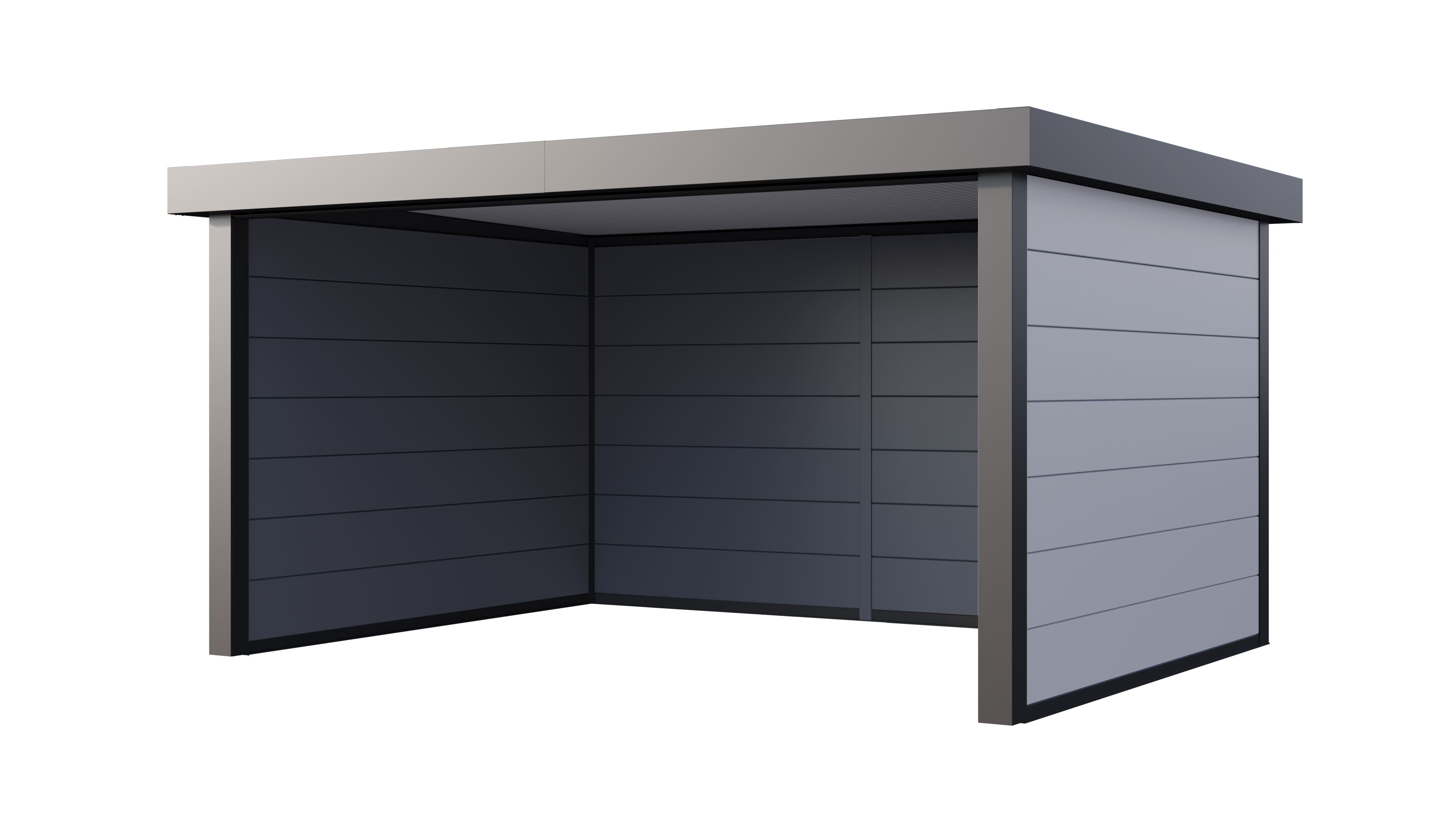 Telluria Singolo 4836 tuinhuis - 478 x 358 cm - wit