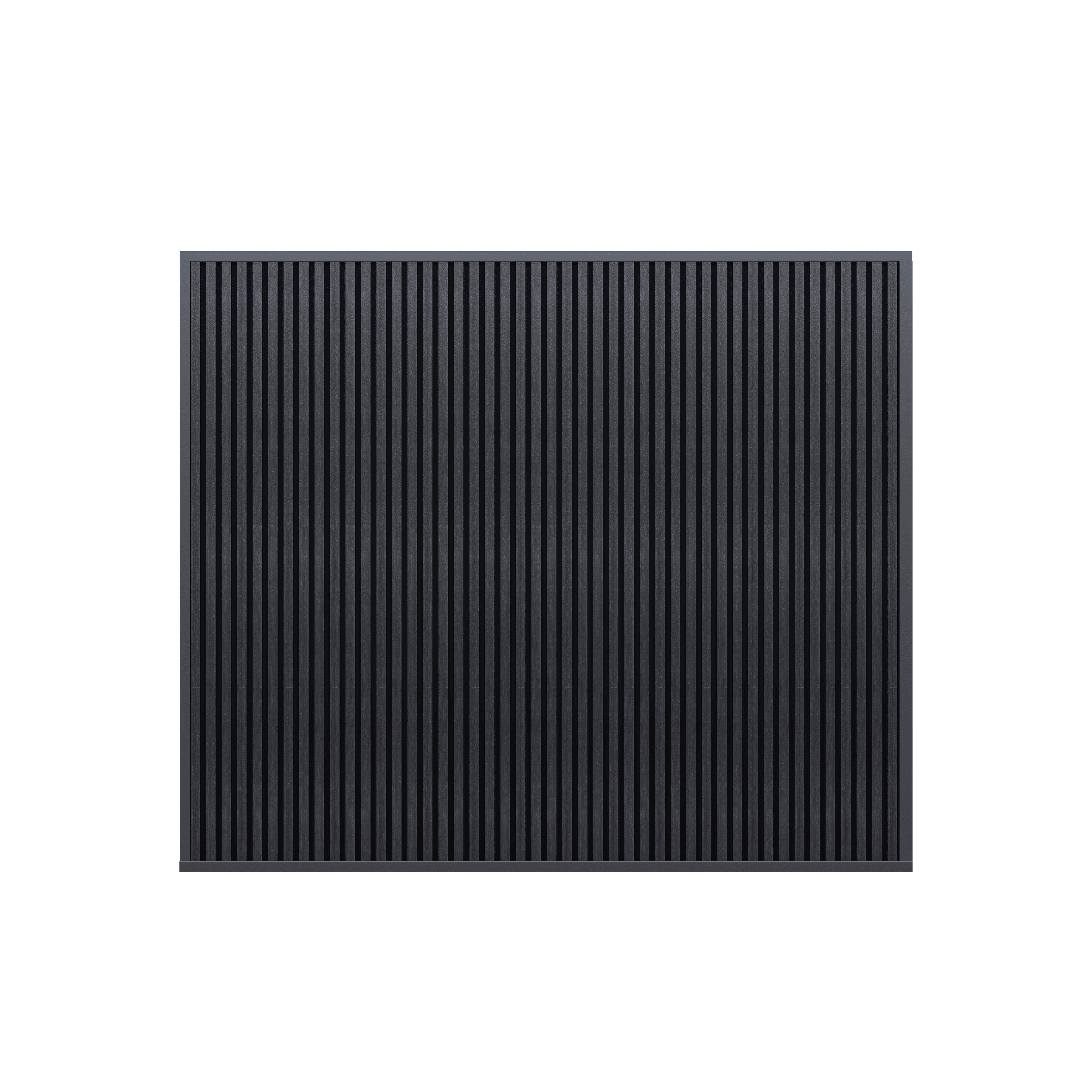 Orion composietwand - 300x236 cm - Voor 3 m kant - Antraciet/antraciet