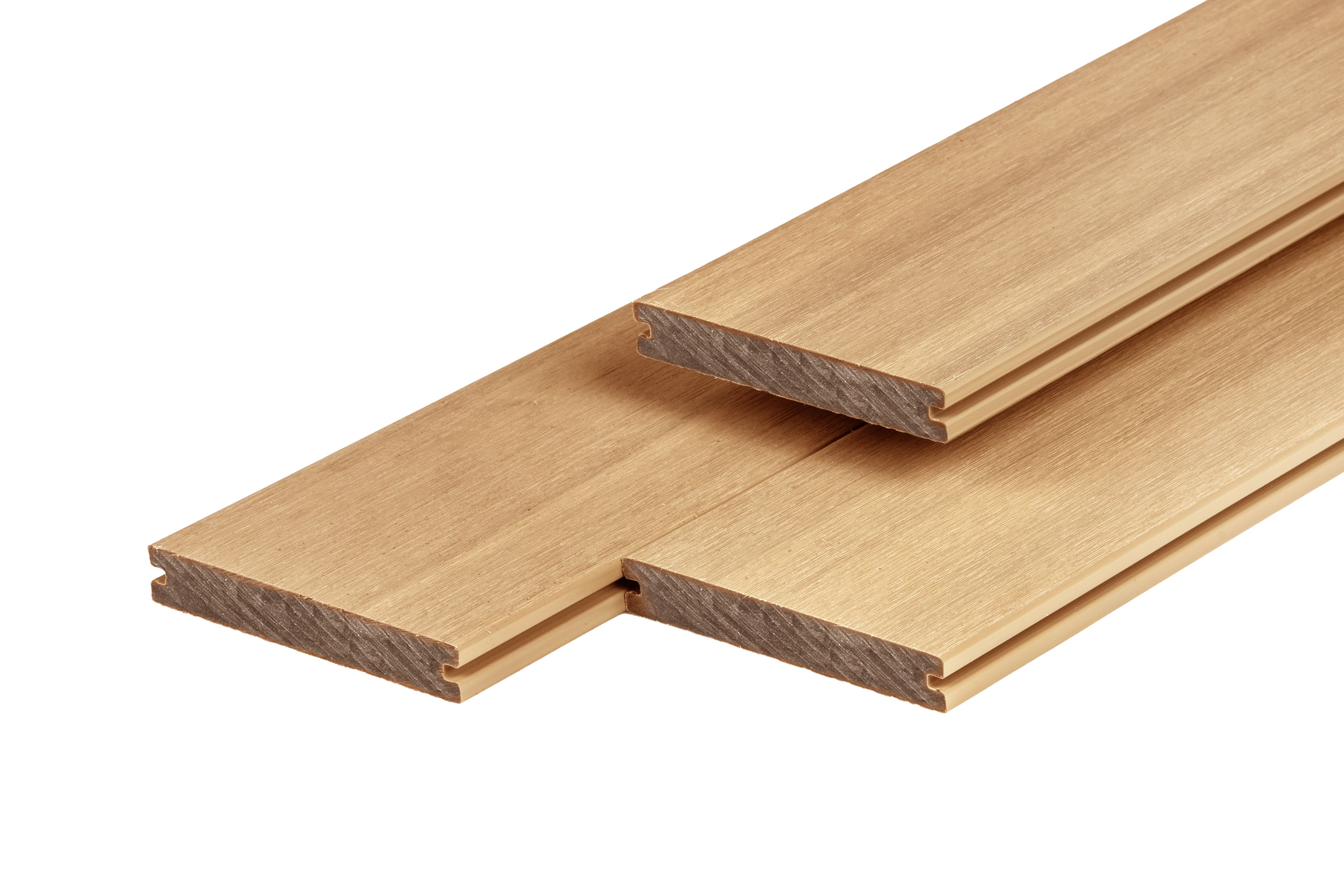 PuraShield vlonderplank composiet - 500 cm - Massief - Voor clips - 13,8 cm breed - Cedar