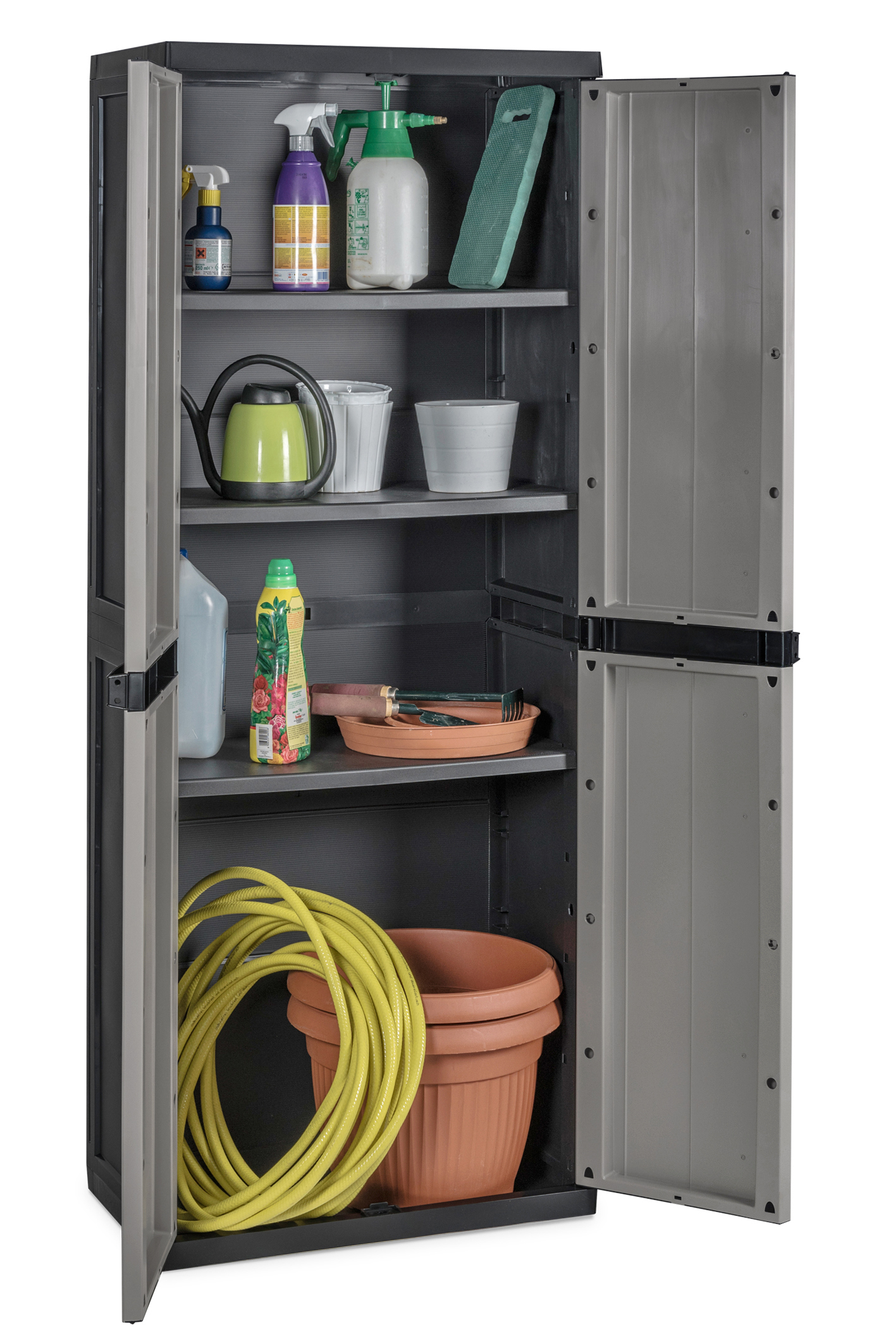 Toomax Bios Midi opbergkast hoog - lichtgrijs/antraciet