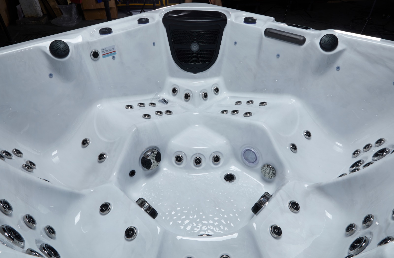 Orion Mirage spa X2 - 5 persoons - Lichtgrijs - Plug and Play