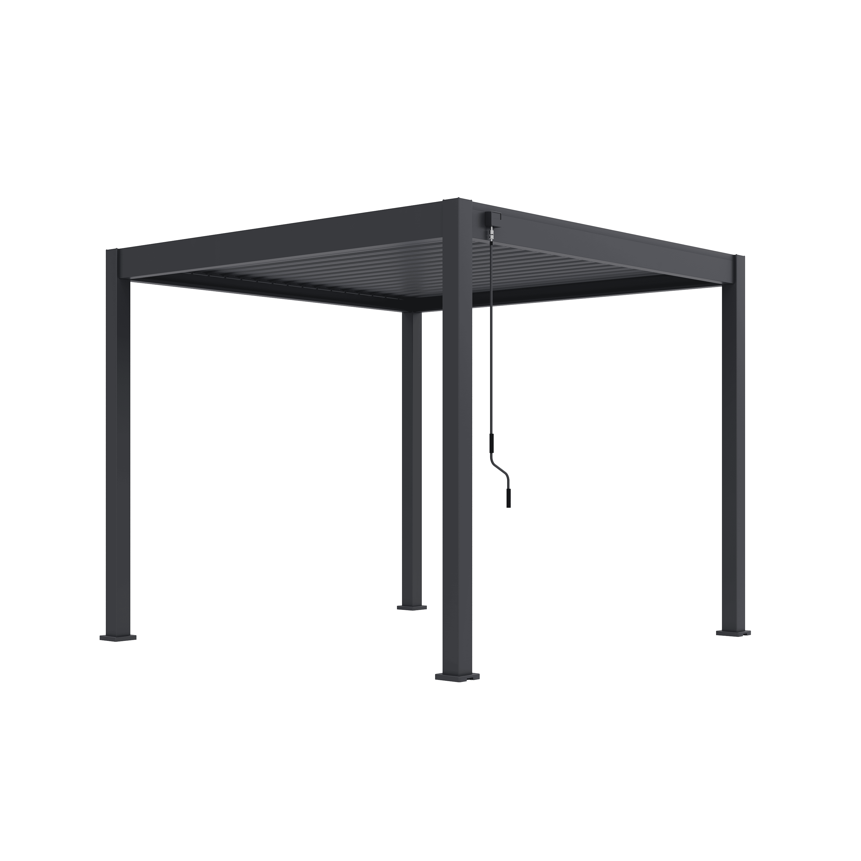 Orion Comfort overkapping - 300x300 cm - Antraciet