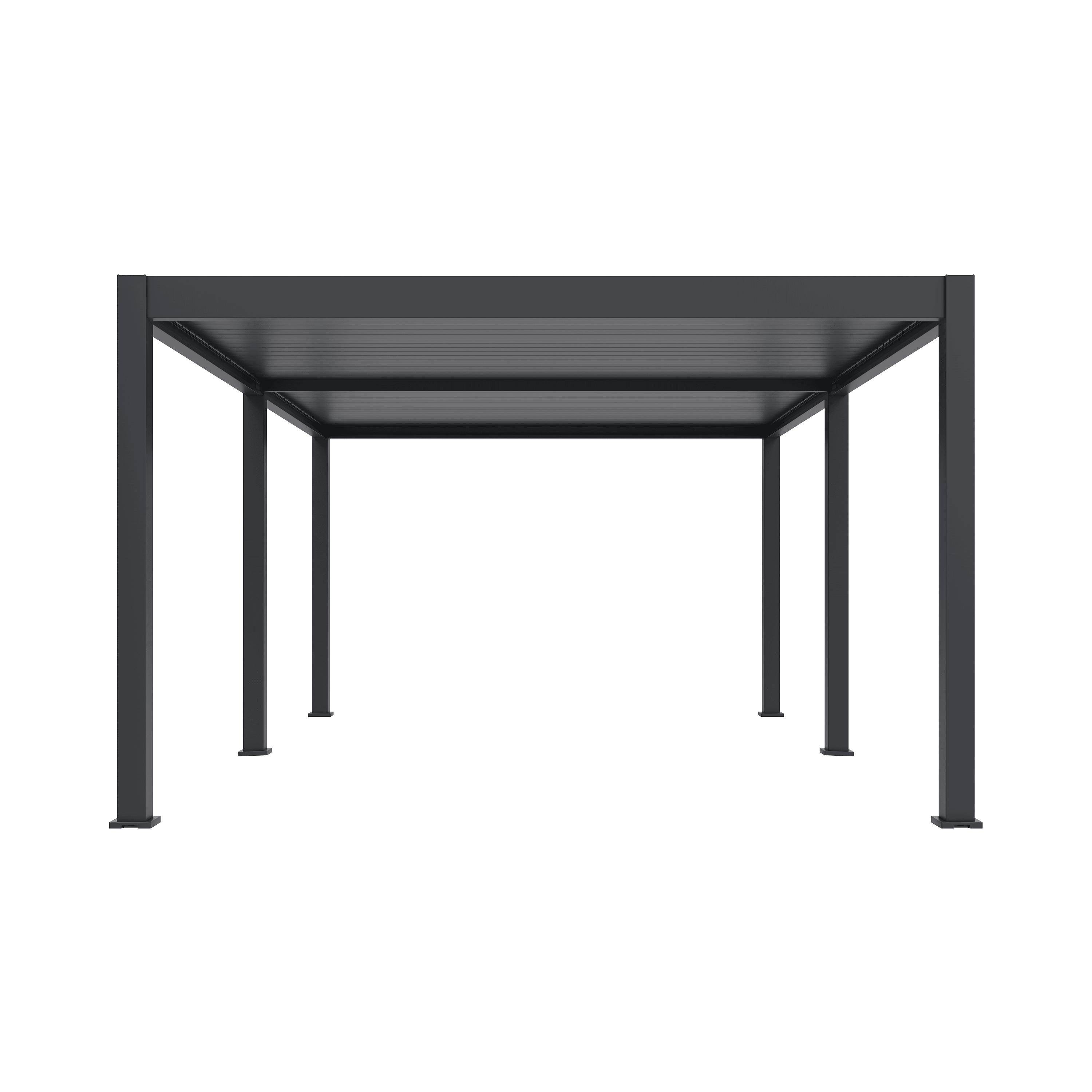 Orion Premium overkapping - 400x600 cm - Antraciet