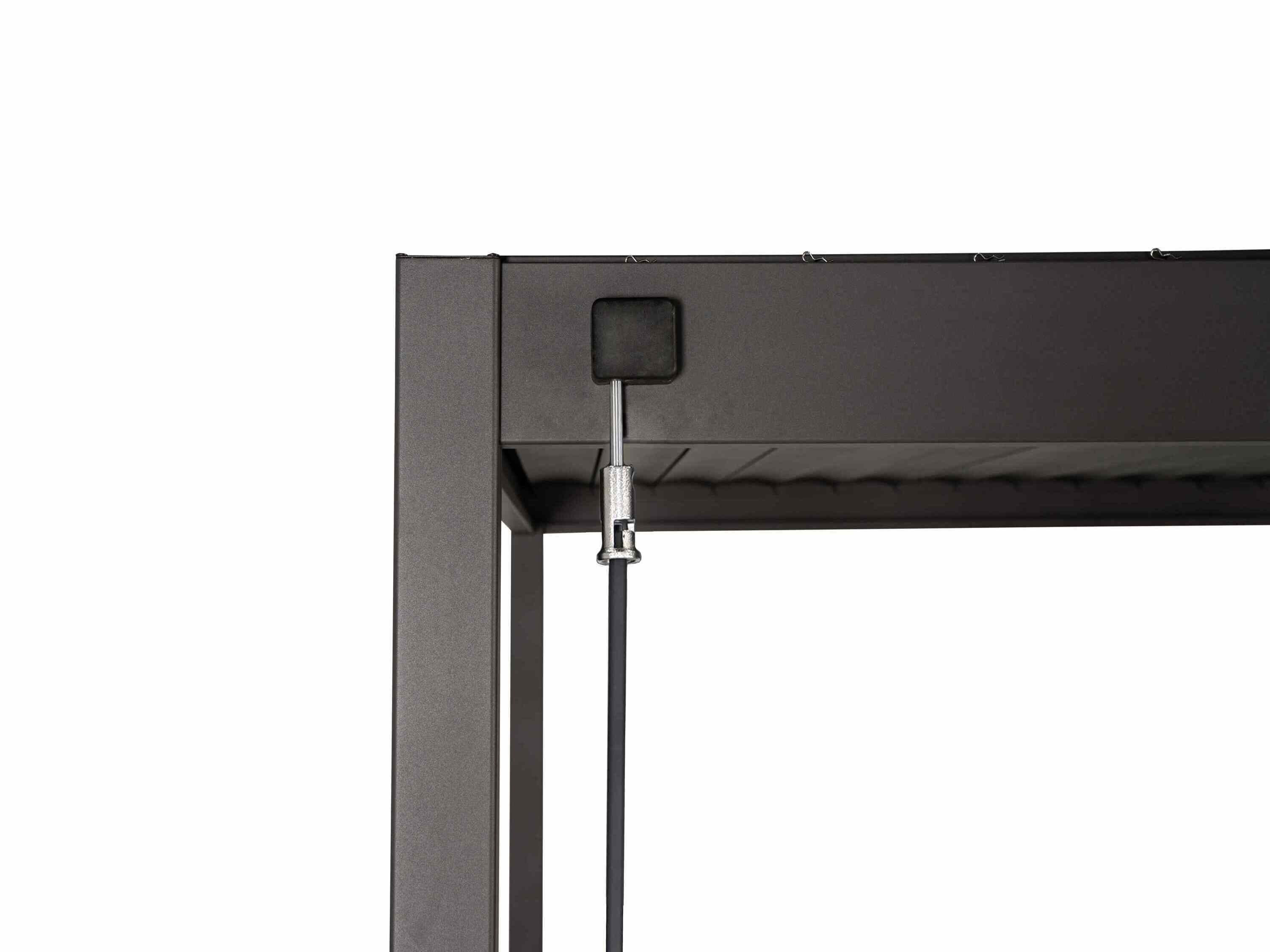 Mirador Basic overkapping - 300x360cm - Antraciet