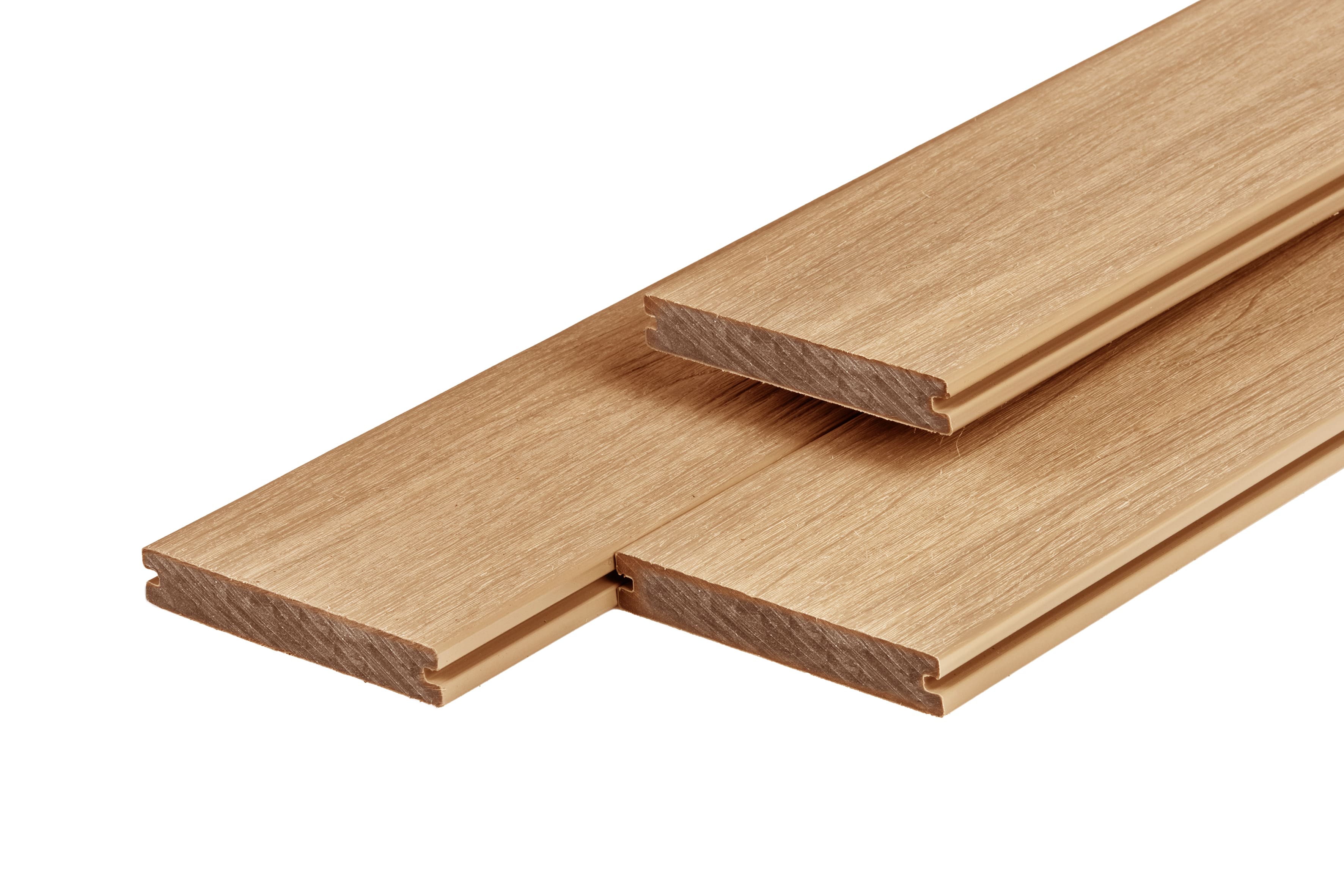 PuraShield vlonderplank composiet - Massief - Voor clips - 400 cm - Cedar 