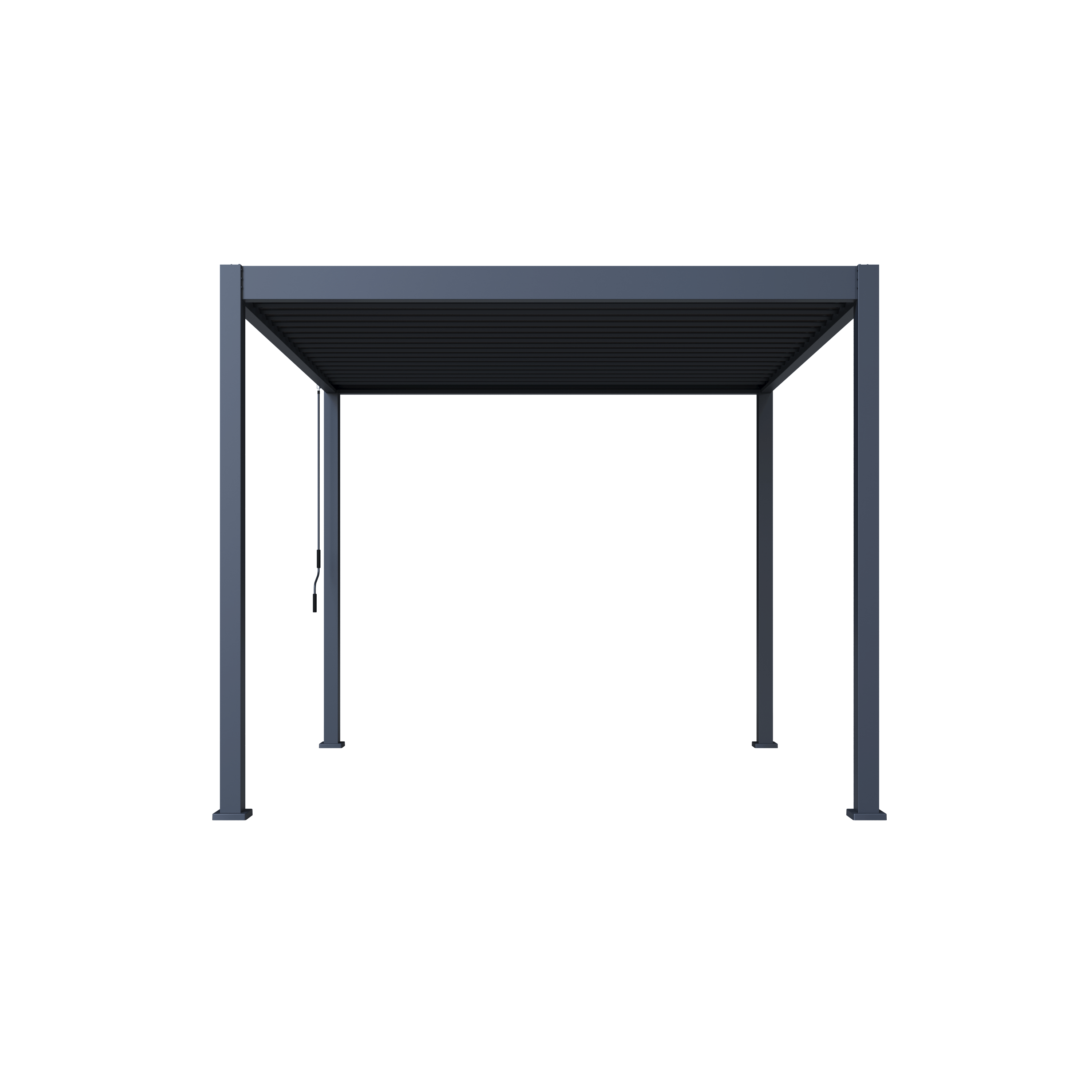 Orion Eco overkapping - 300x300 cm - Antraciet