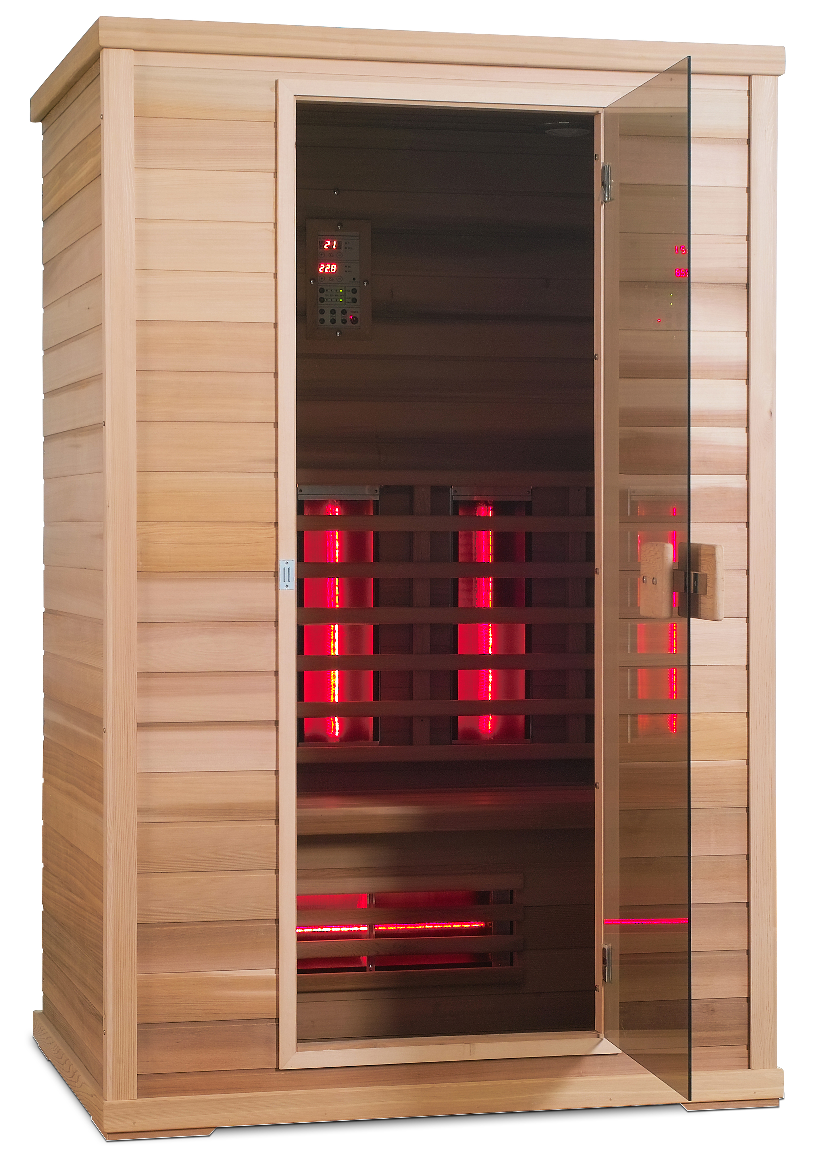 Novum Health Company 3 - Tweepersoons infrarood sauna - met Full Spectrum stralers