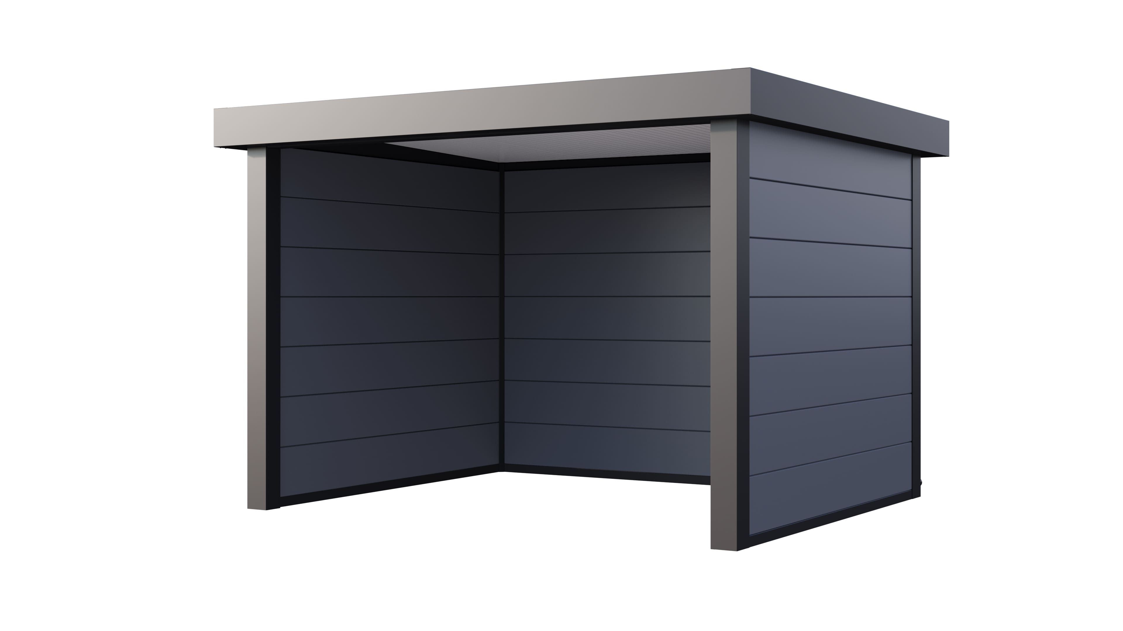 Telluria Singolo 3630 tuinhuis - 358 x 298 cm - lichtgrijs 