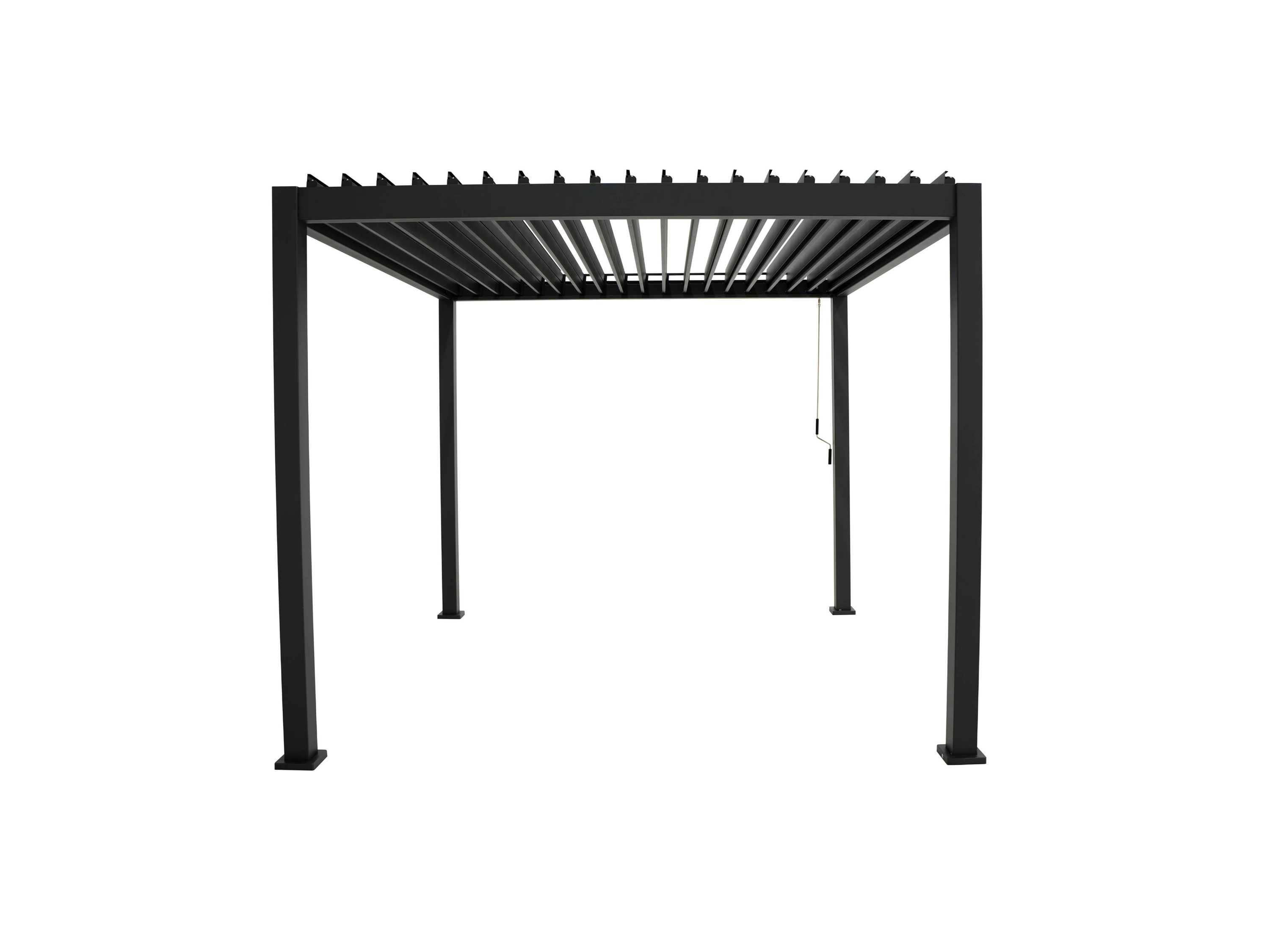 Mirador Deluxe overkapping - 300 x 300 cm - antraciet Mirador Deluxe overkapping - 300 x 300 cm - antraciet