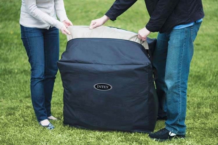 Intex Navy PureSpa Bubble Therapy opblaasbare spa – 4 personen