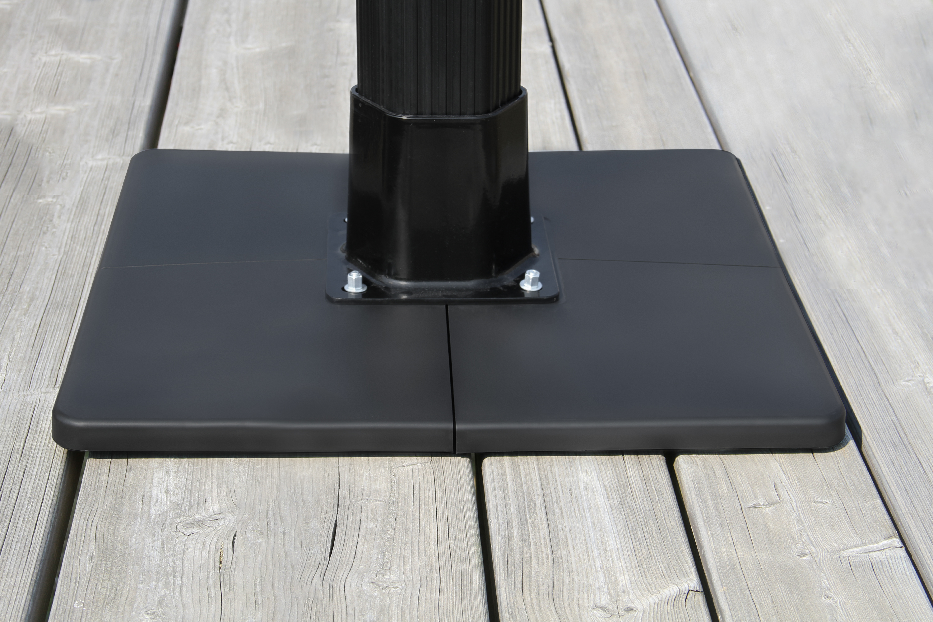 Voetplaat voor solar shower 