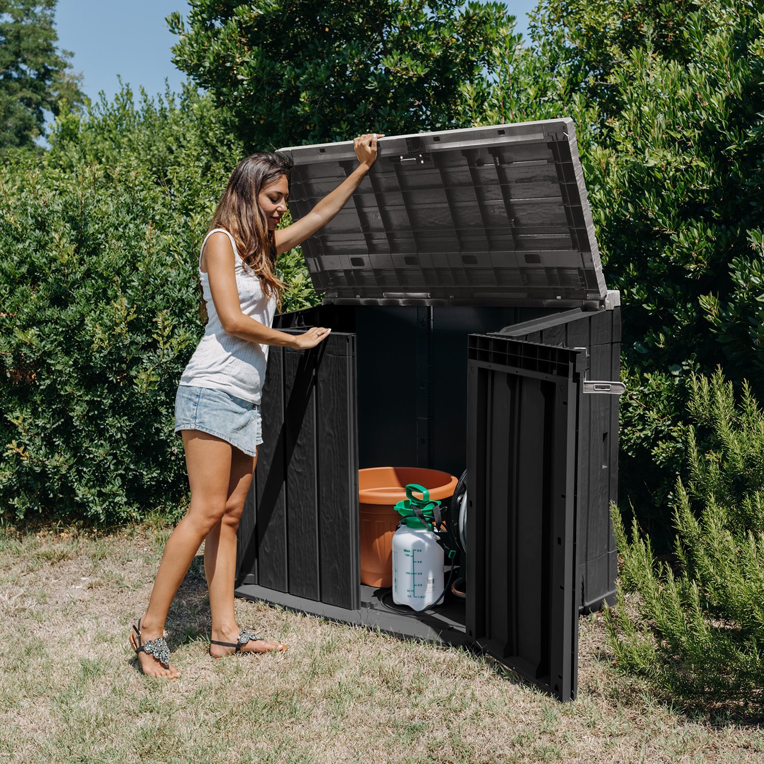 Toomax Stora Way plus opbergbox - 842L - Donkergrijs/antraciet