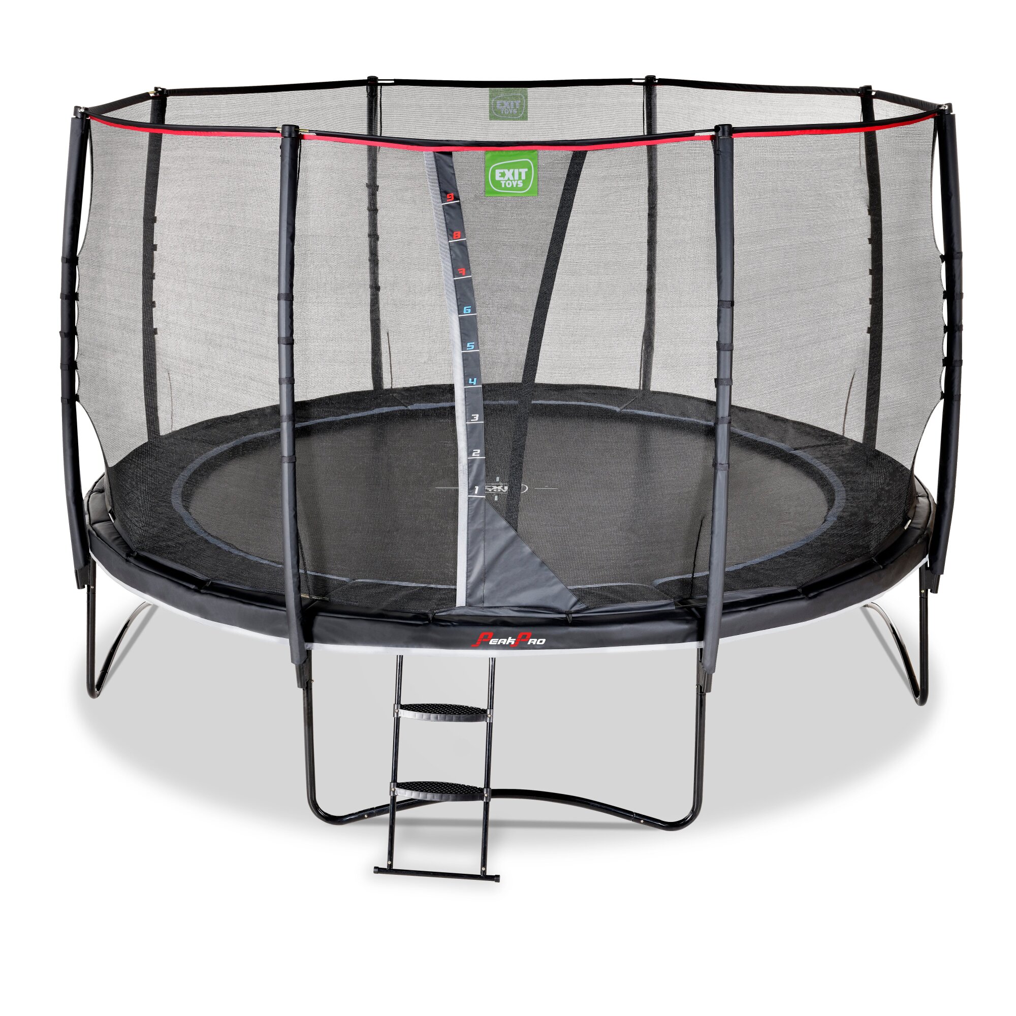EXIT PeakPro trampoline Ø427cm – zwart