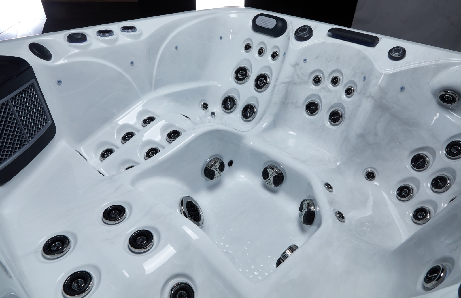 Orion Mirage spa X3 - 5 persoons - Lichtgrijs - Plug and Play