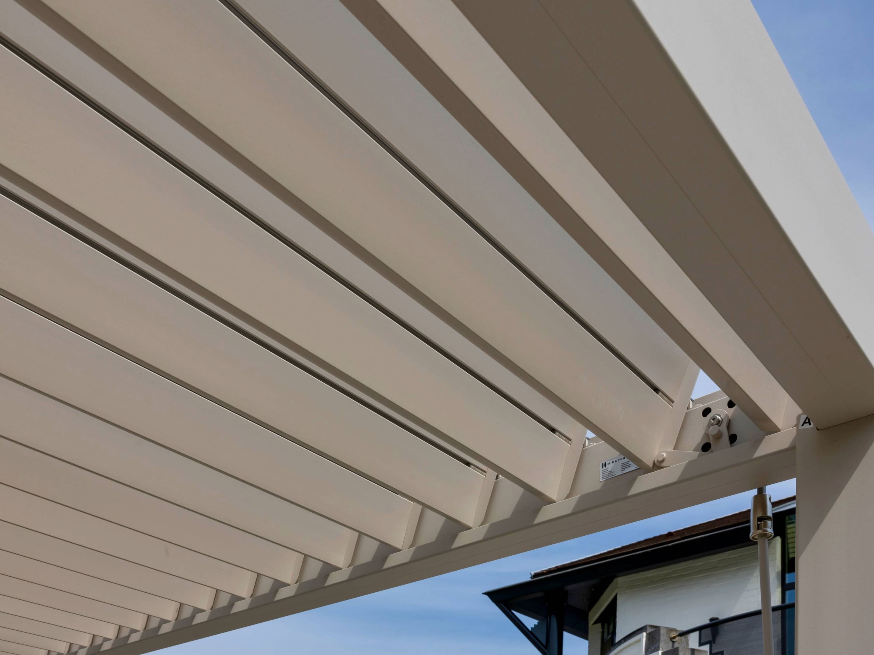 Mirador Deluxe overkapping - 300 x 600 cm - lichtgrijs