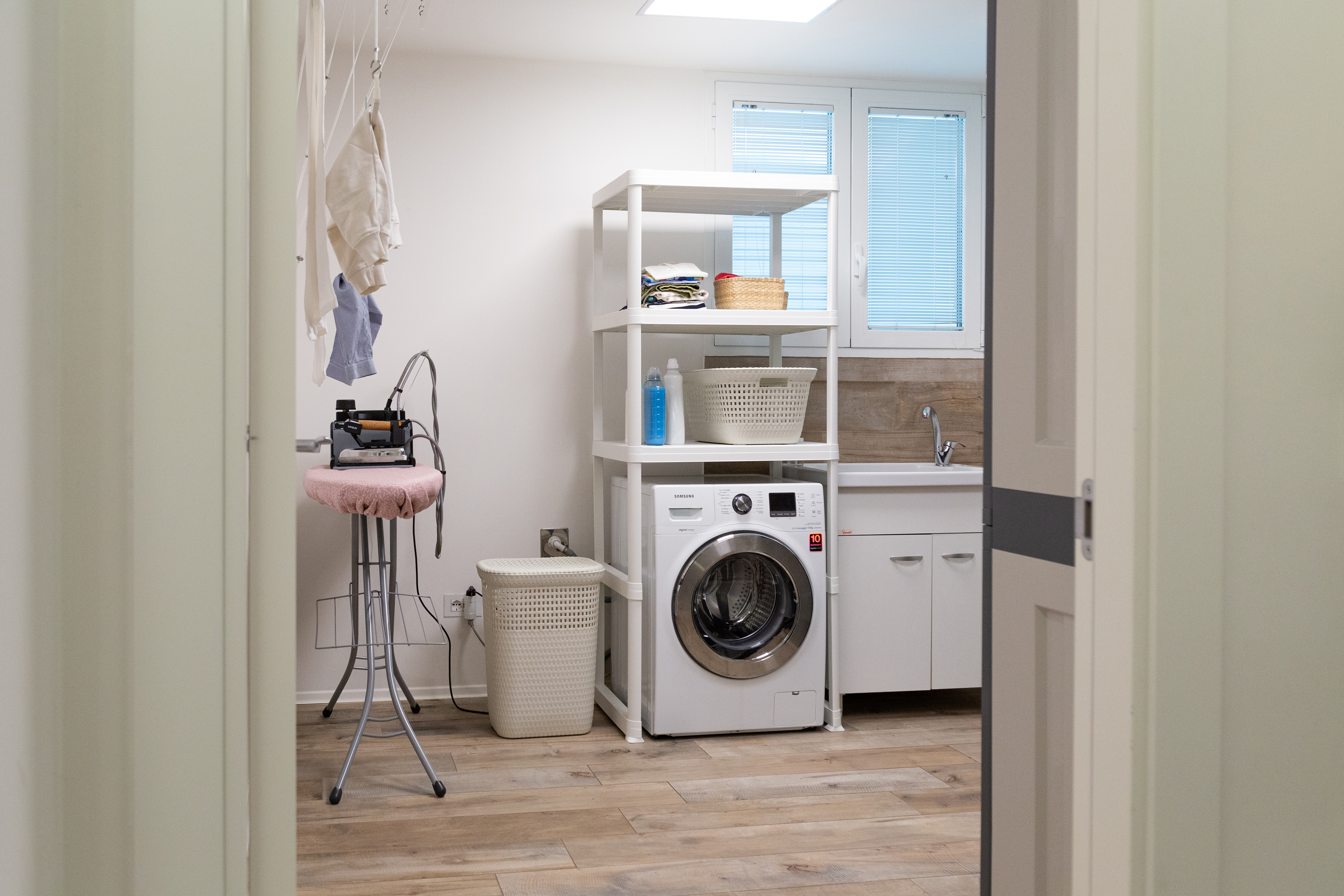 Toomax Wash & Store - Wasrek en opbergkast - Wit - met 3 planken