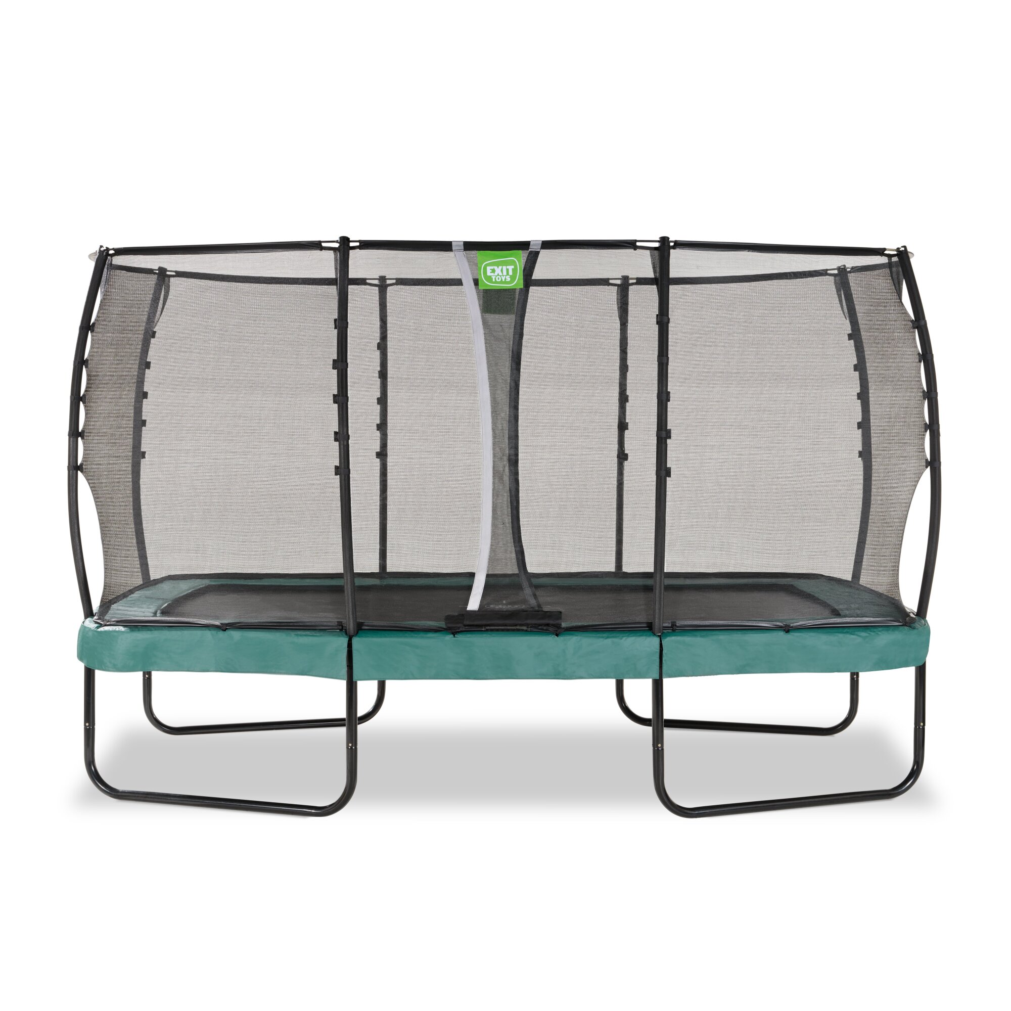EXIT Allure Premium trampoline 244 x 427 cm met Deluxe veiligheidsnet - Groen