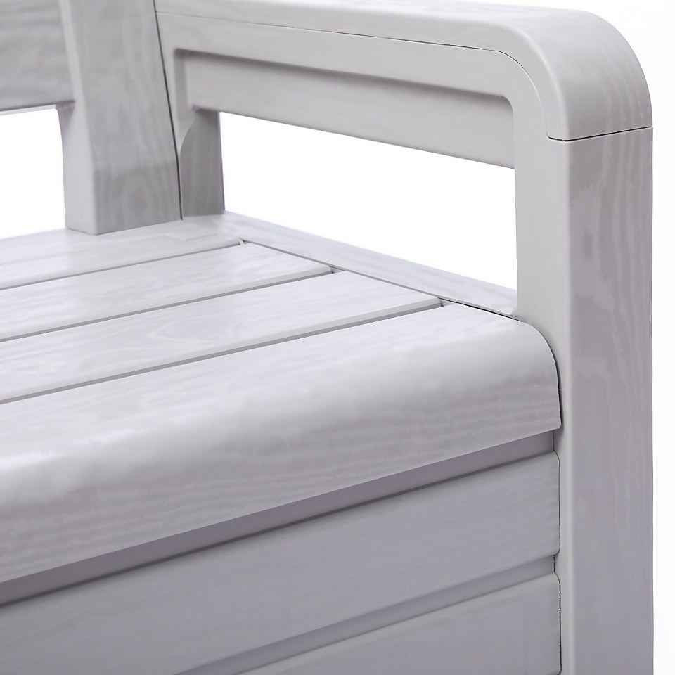 Toomax Foreverspring bench opbergbox - 263L - grijs 