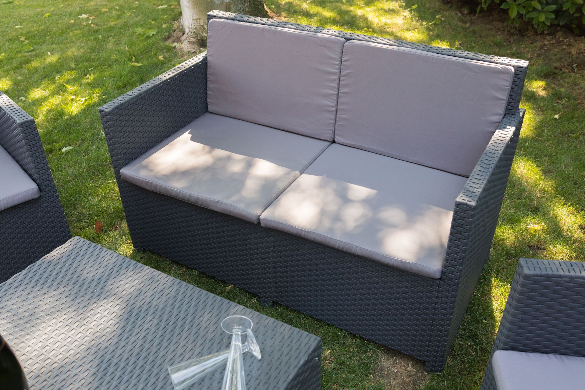 Toomax Aurelia loungeset - 4 zitplaatsen - antraciet