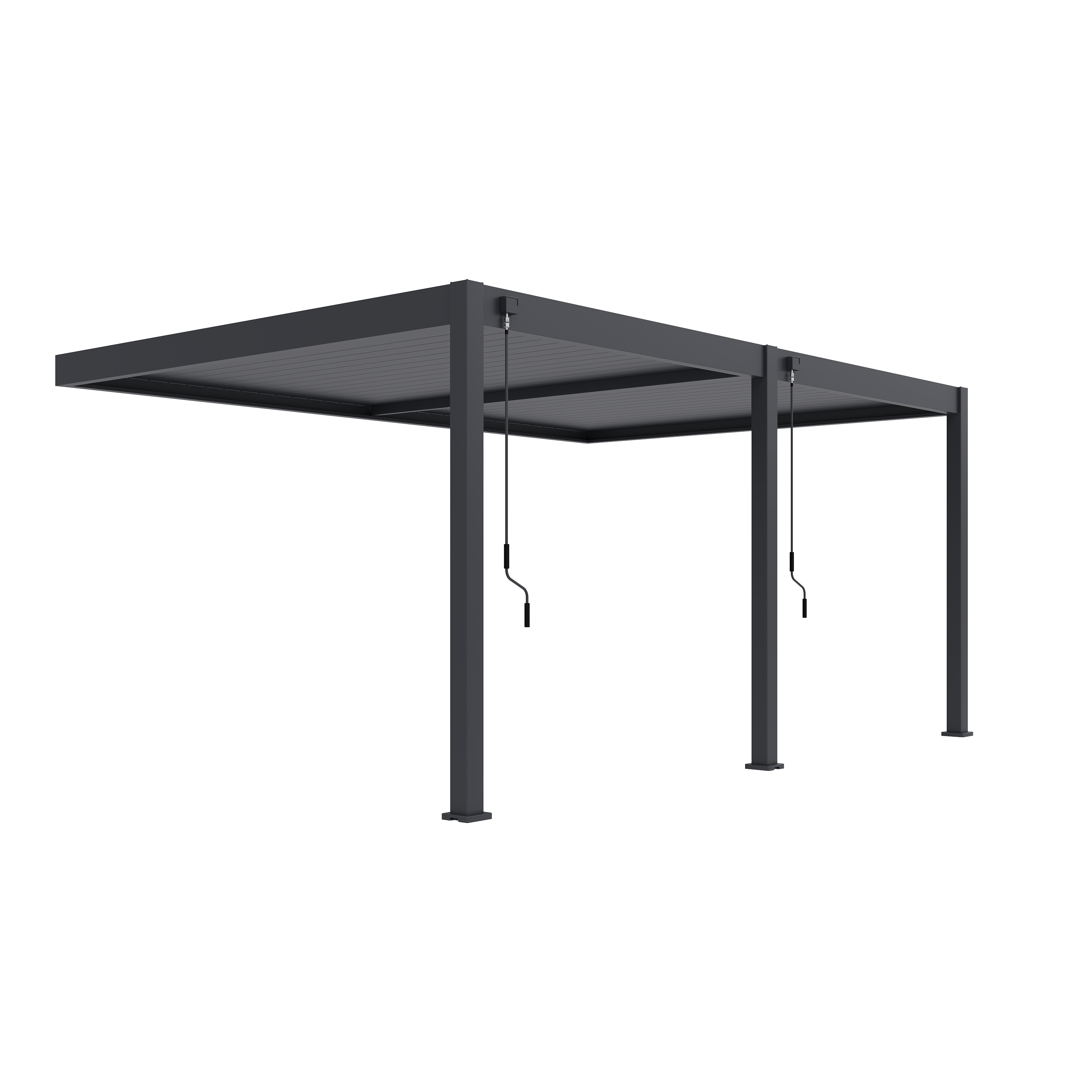 Orion Deluxe overkapping - Muurbevestiging - 360x530 cm - Antraciet