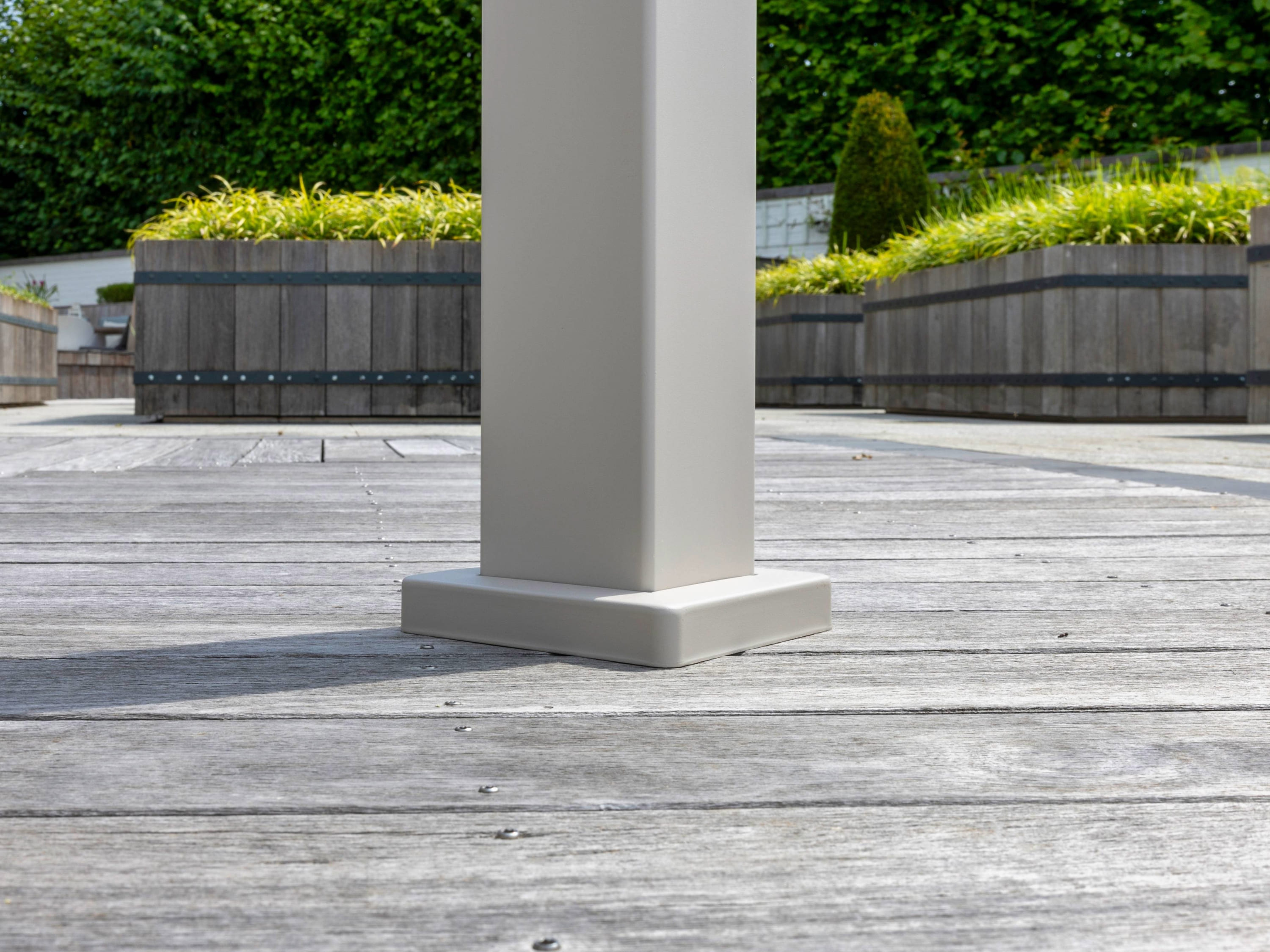 Mirador Deluxe overkapping - 300 x 600 cm - lichtgrijs