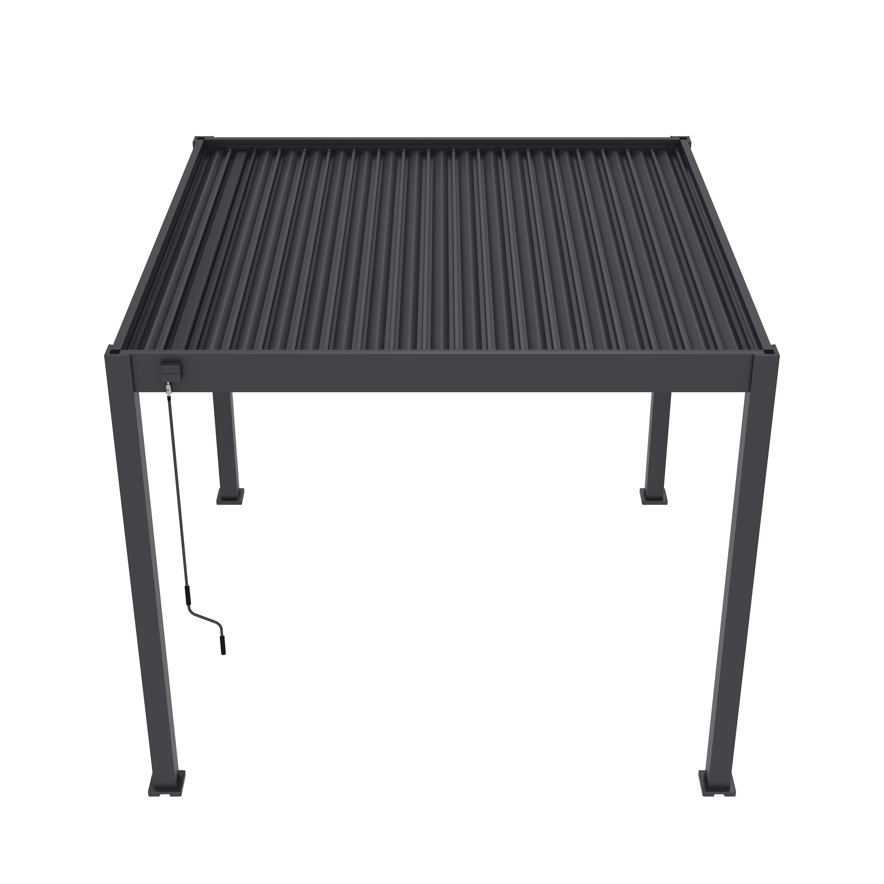 Orion Comfort overkapping - 300x300 cm - Antraciet