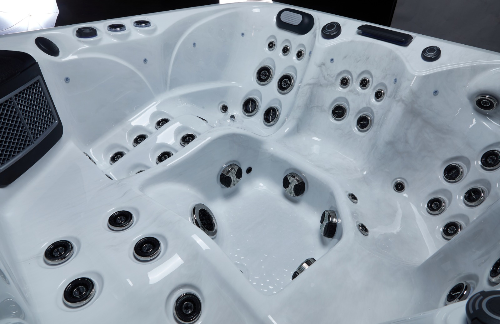 Orion Mirage spa X3 - 5 persoons - Lichtgrijs - Plug and Play