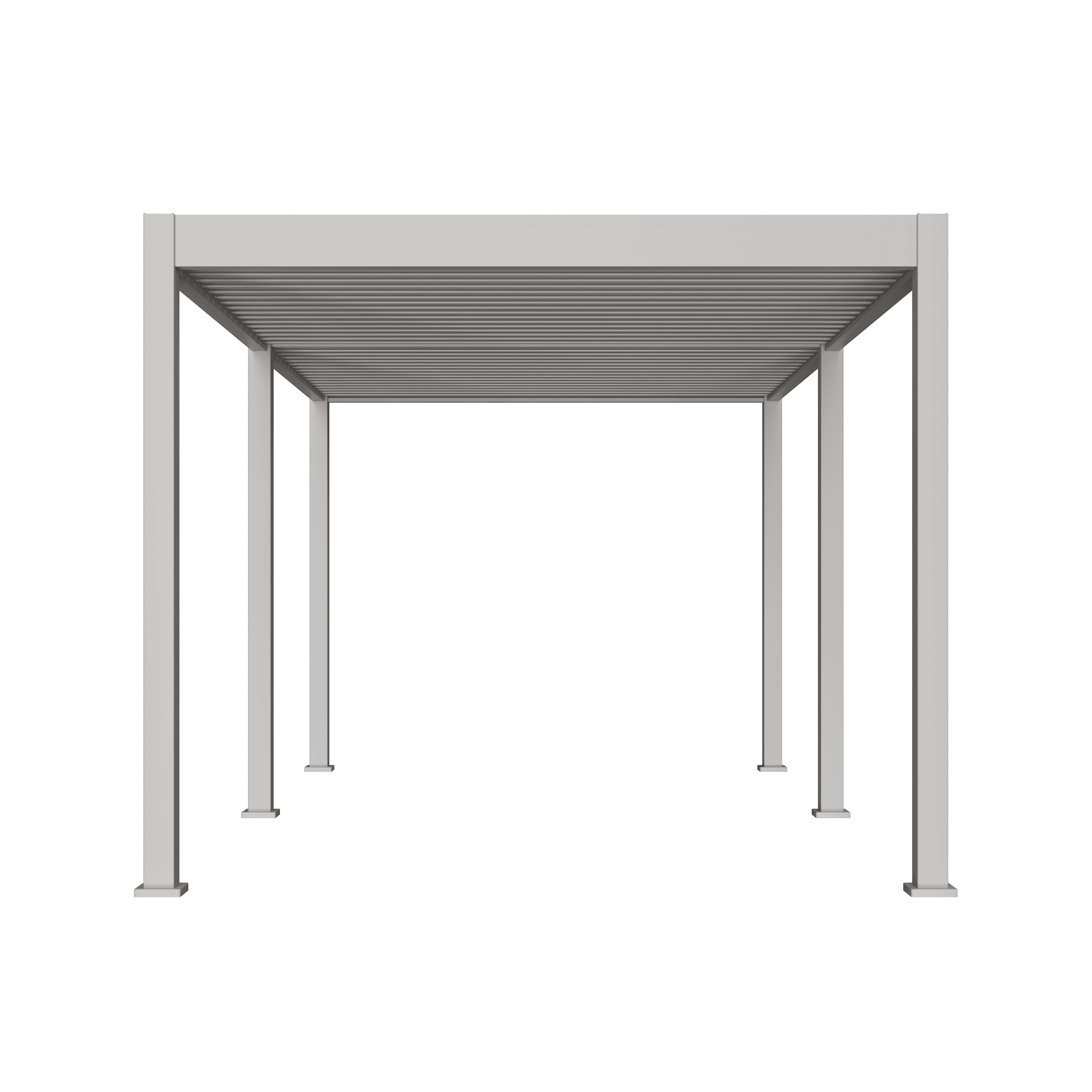 Orion Comfort overkapping - 300x530 cm - Kiezelgrijs