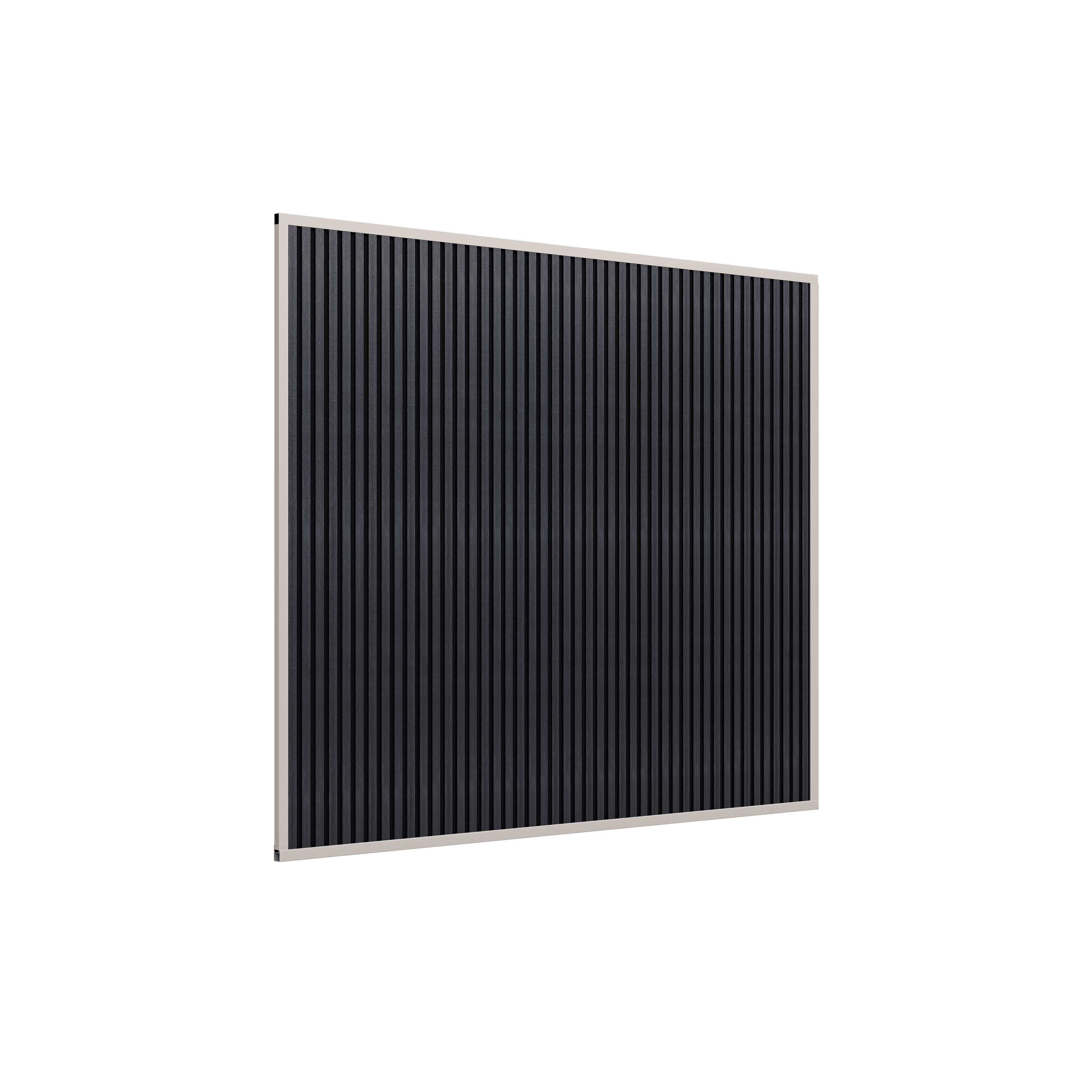 Orion composietwand - 300x236 cm - Voor 3m kant - Kiezelgrijs/antraciet