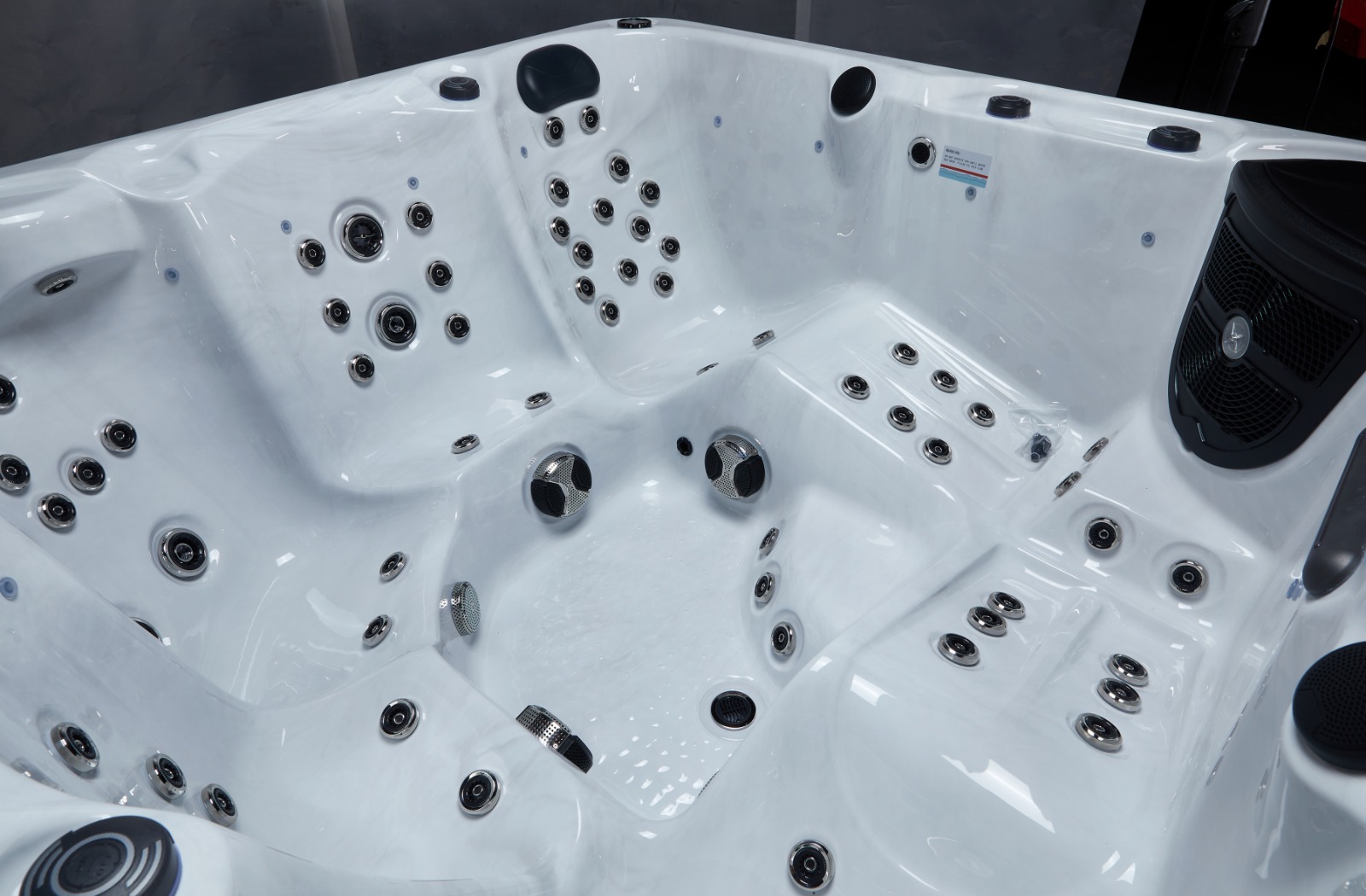 Orion Mirage spa X2 - 5 persoons - Lichtgrijs - Plug and Play