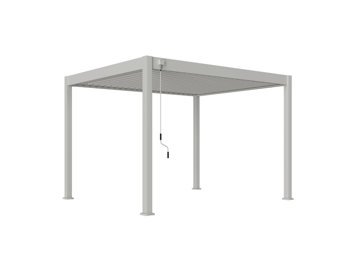 Orion Deluxe overkapping - 360x400 cm - Kiezelgrijs