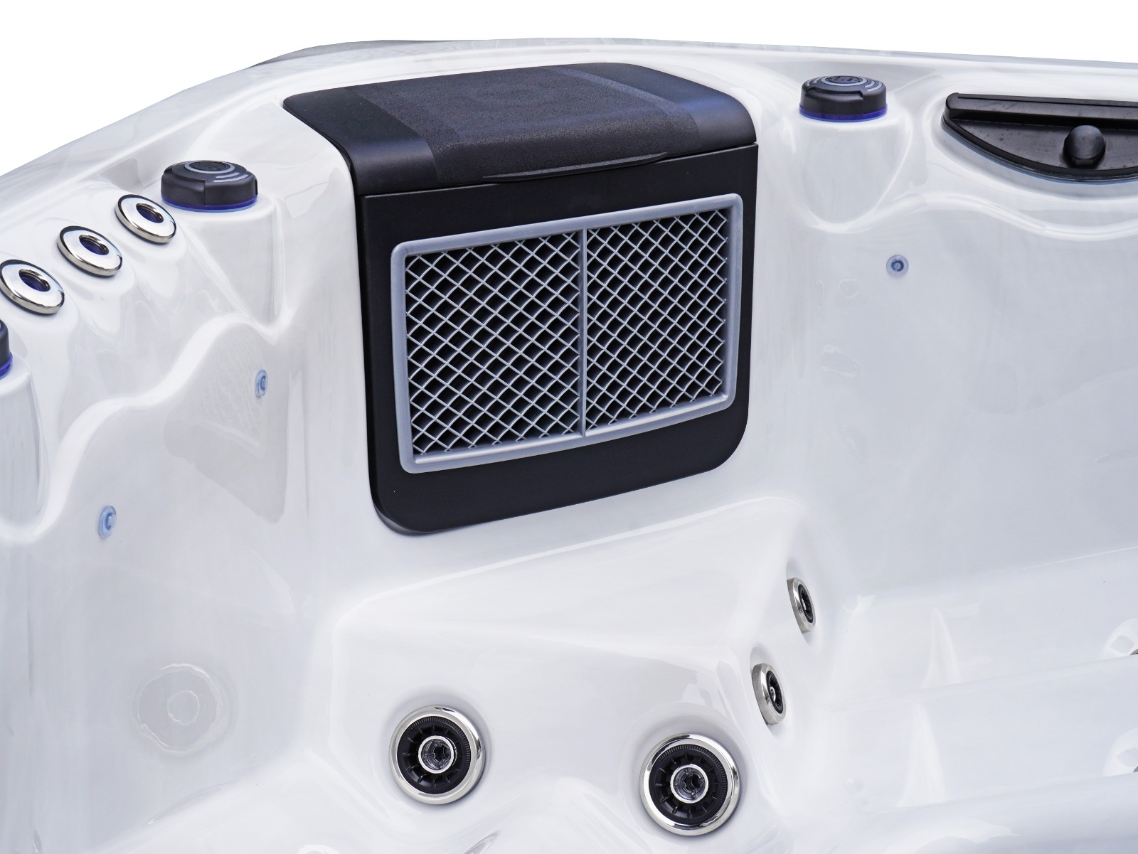 Orion Treasure spa X4 - 5 persoons - Lichtgrijs - Plug and Play